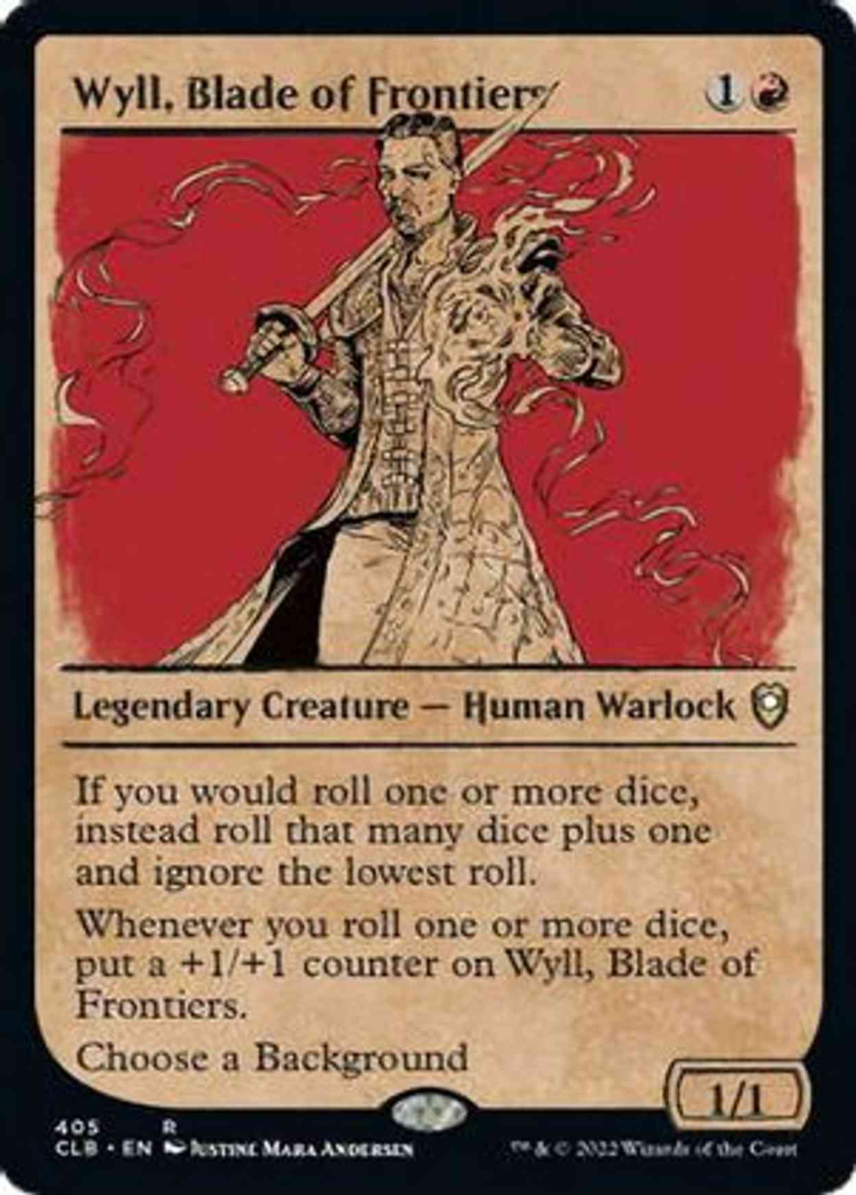 Wyll, Blade of Frontiers (Showcase) magic card front