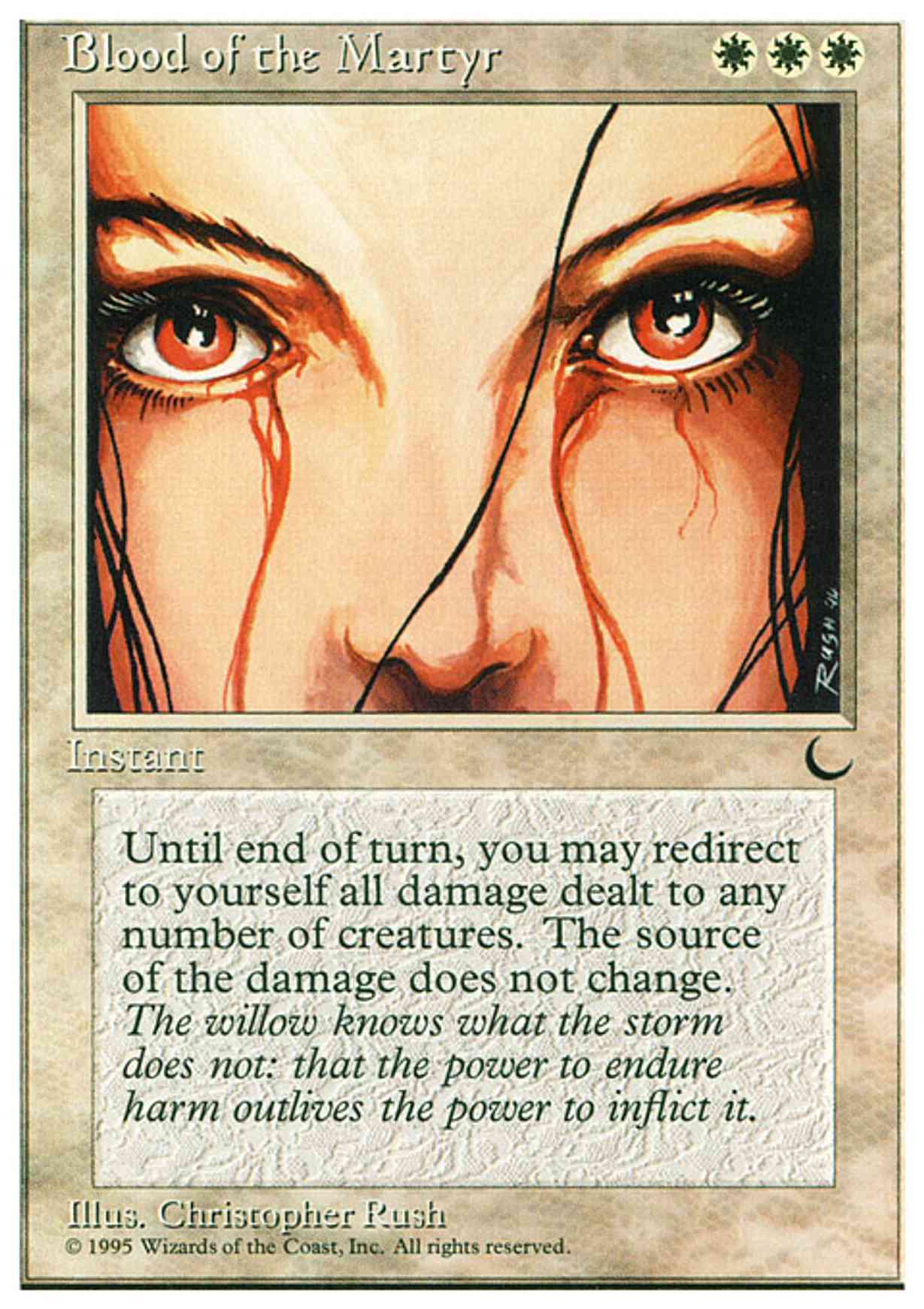 Blood of the Martyr magic card front