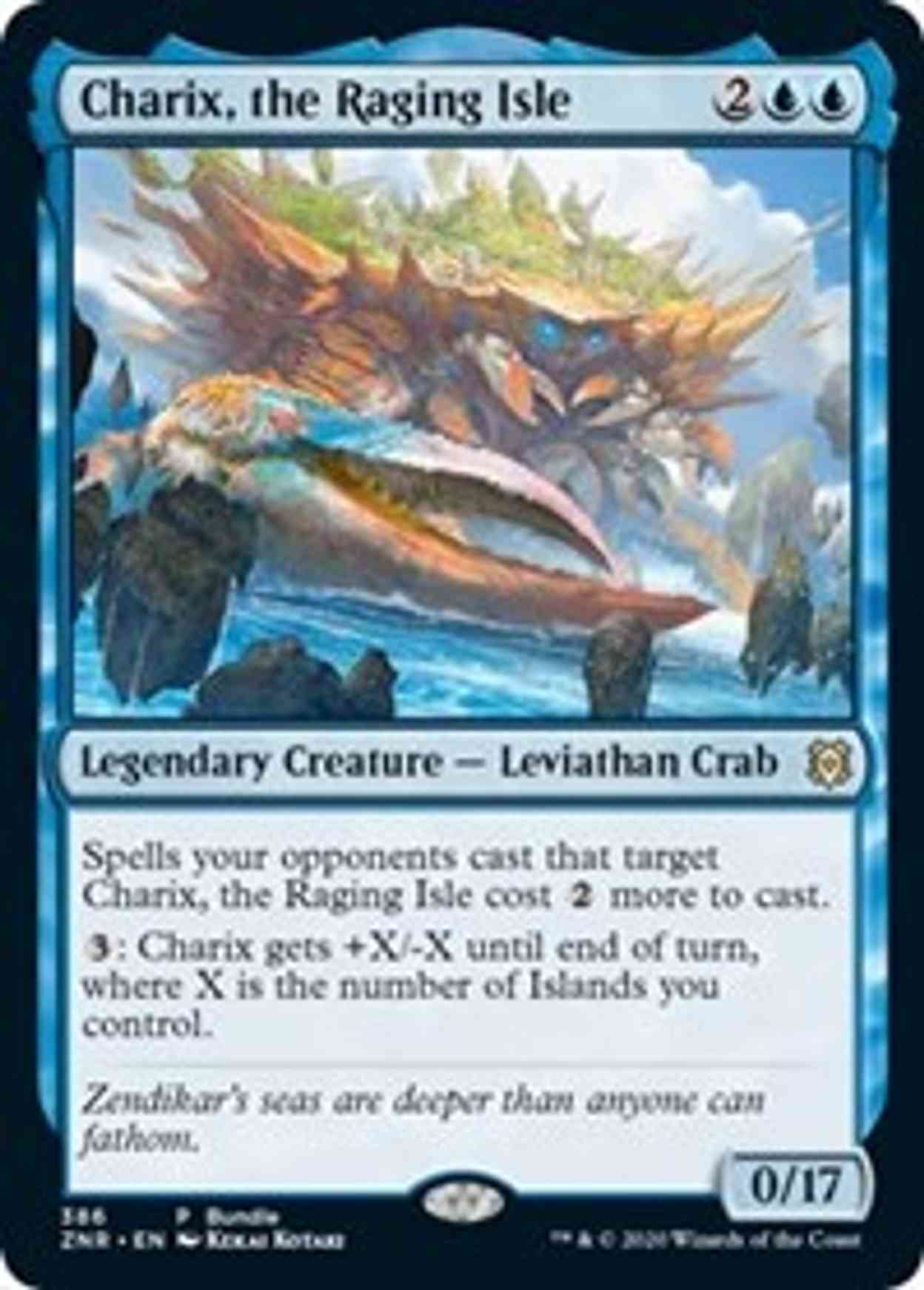Charix, the Raging Isle (ZNR Bundle) magic card front
