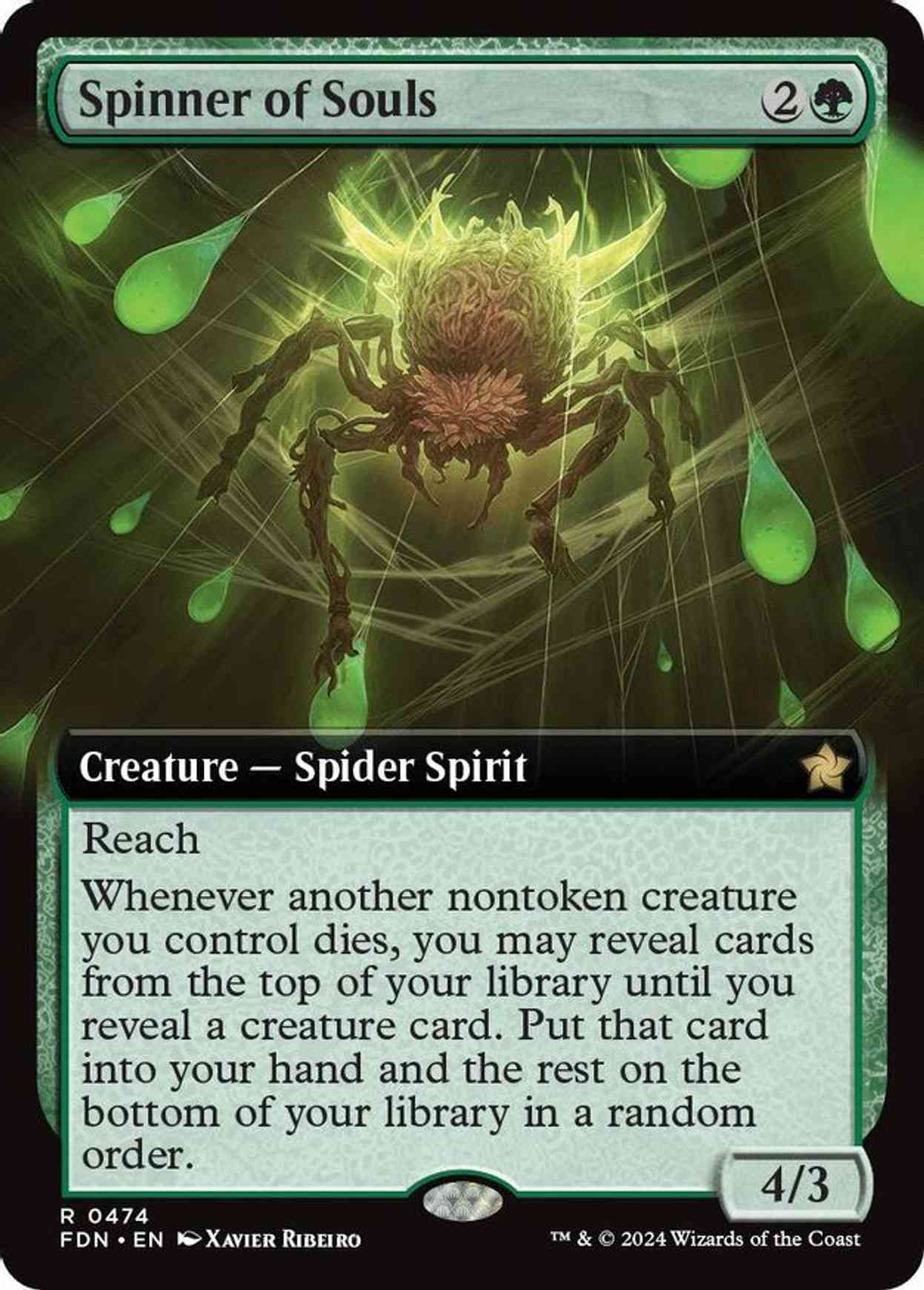 Spinner of Souls (Extended Art) magic card front