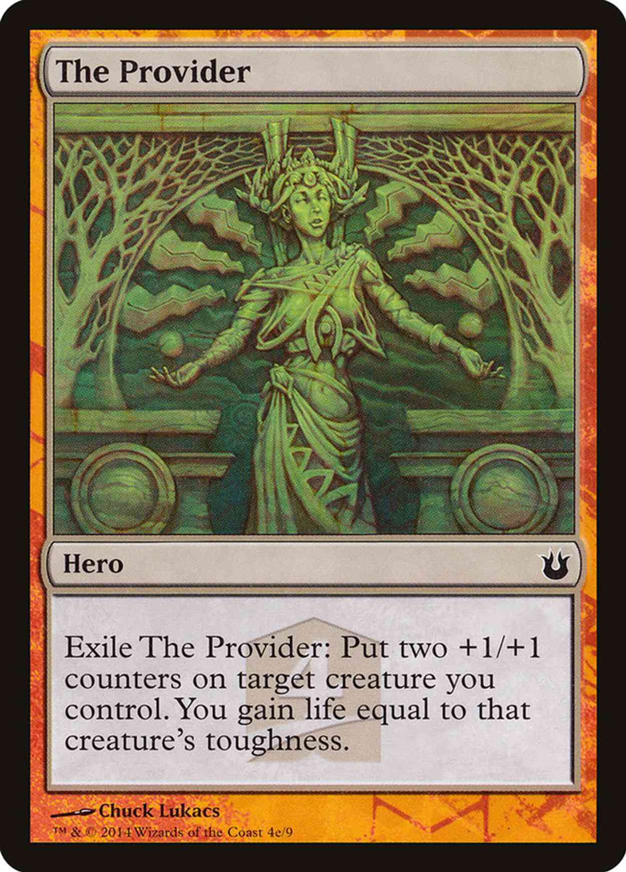 The Provider magic card front