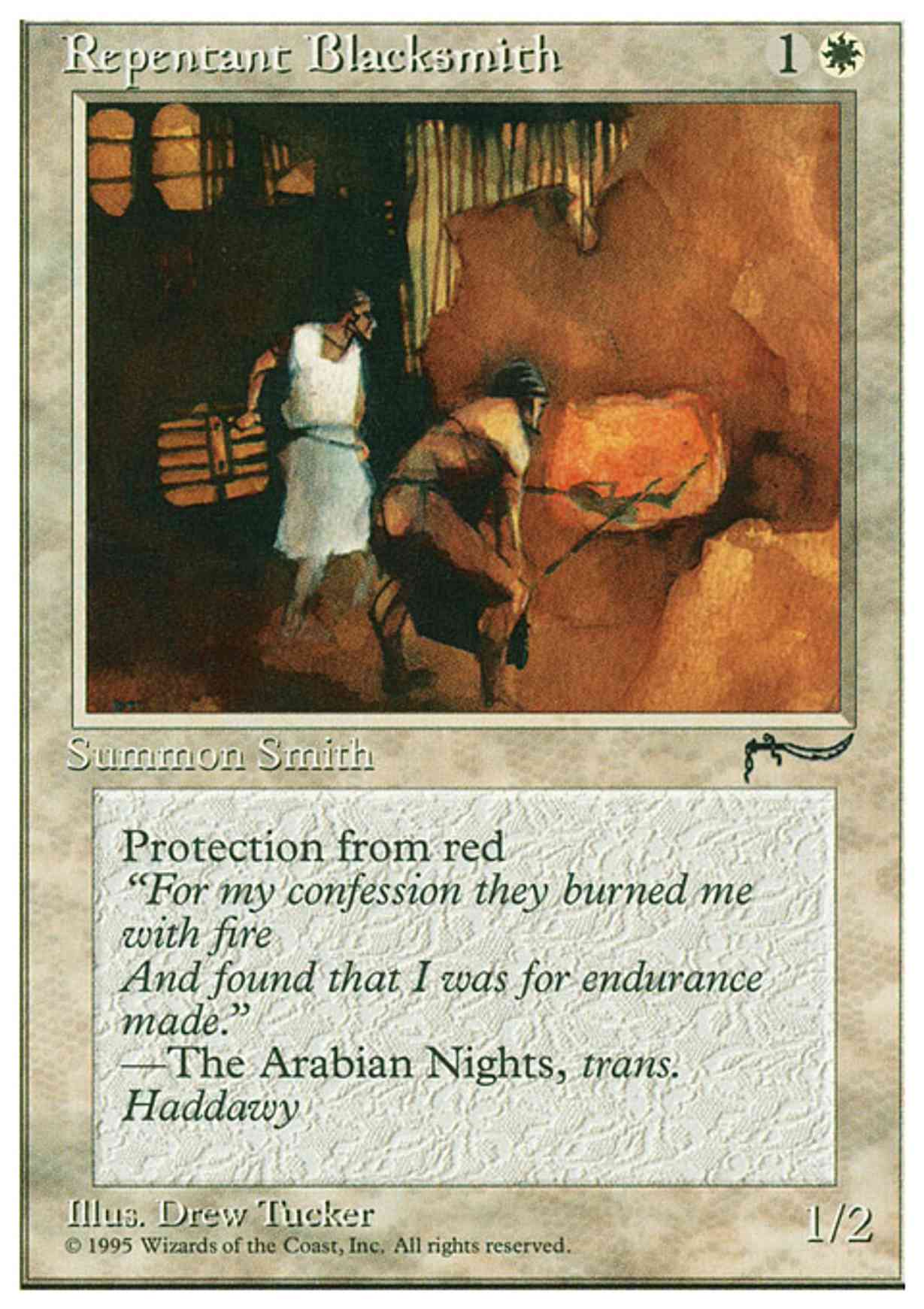 Repentant Blacksmith magic card front