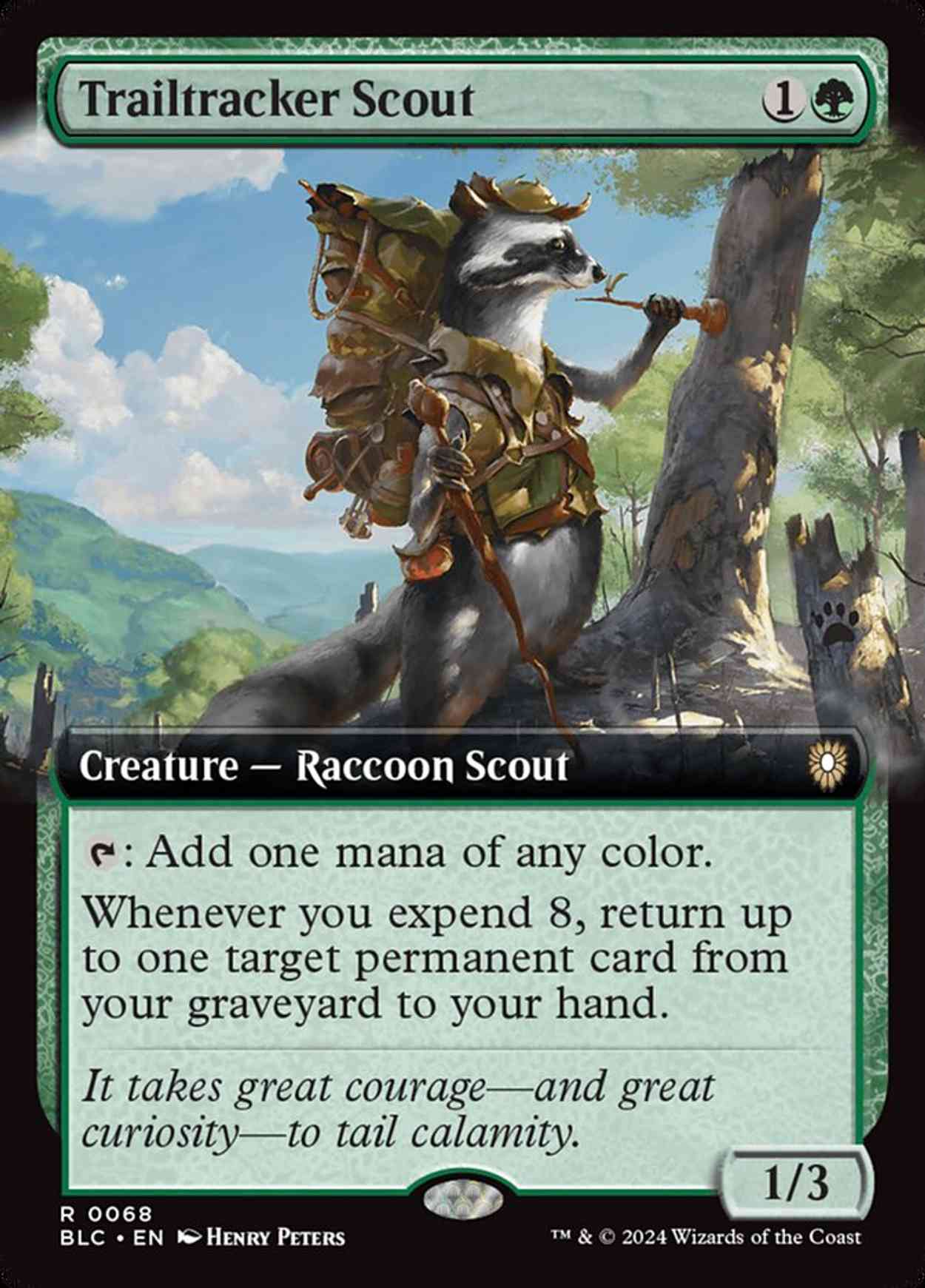 Trailtracker Scout magic card front