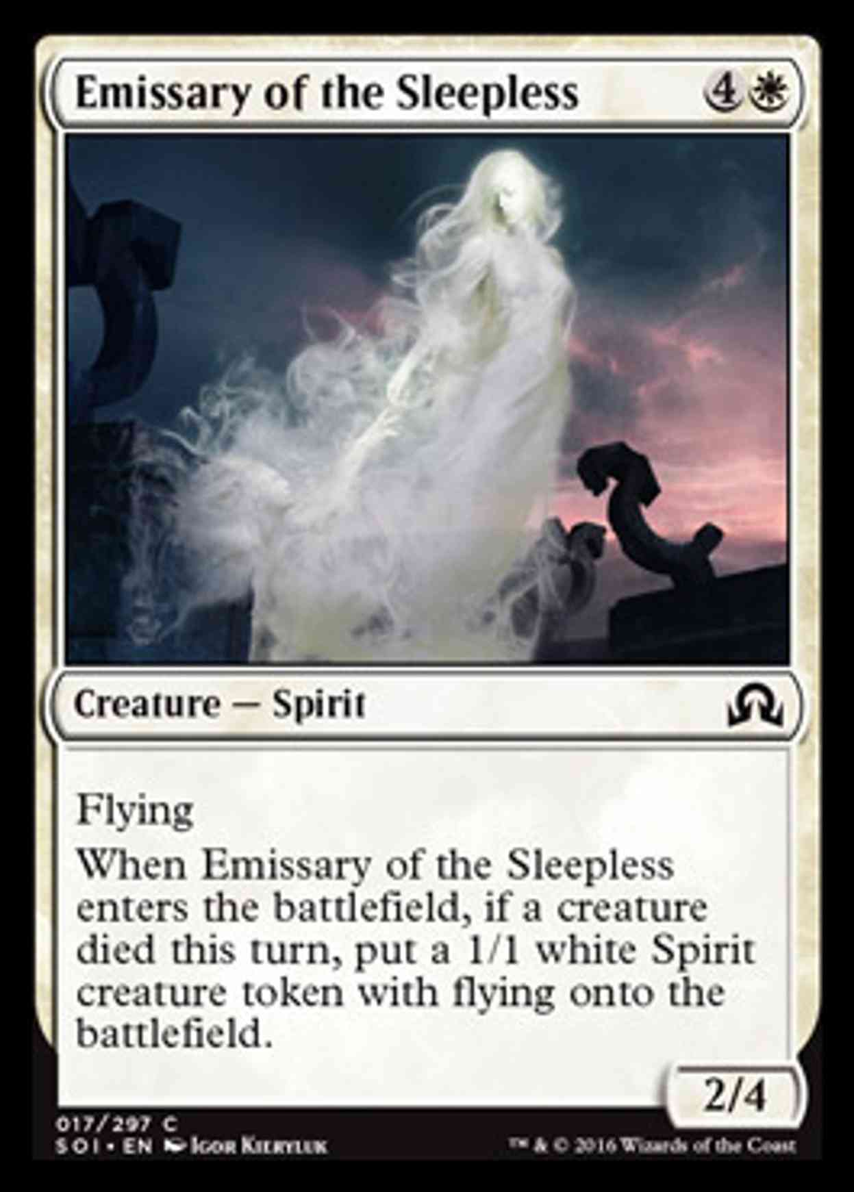 Emissary of the Sleepless magic card front