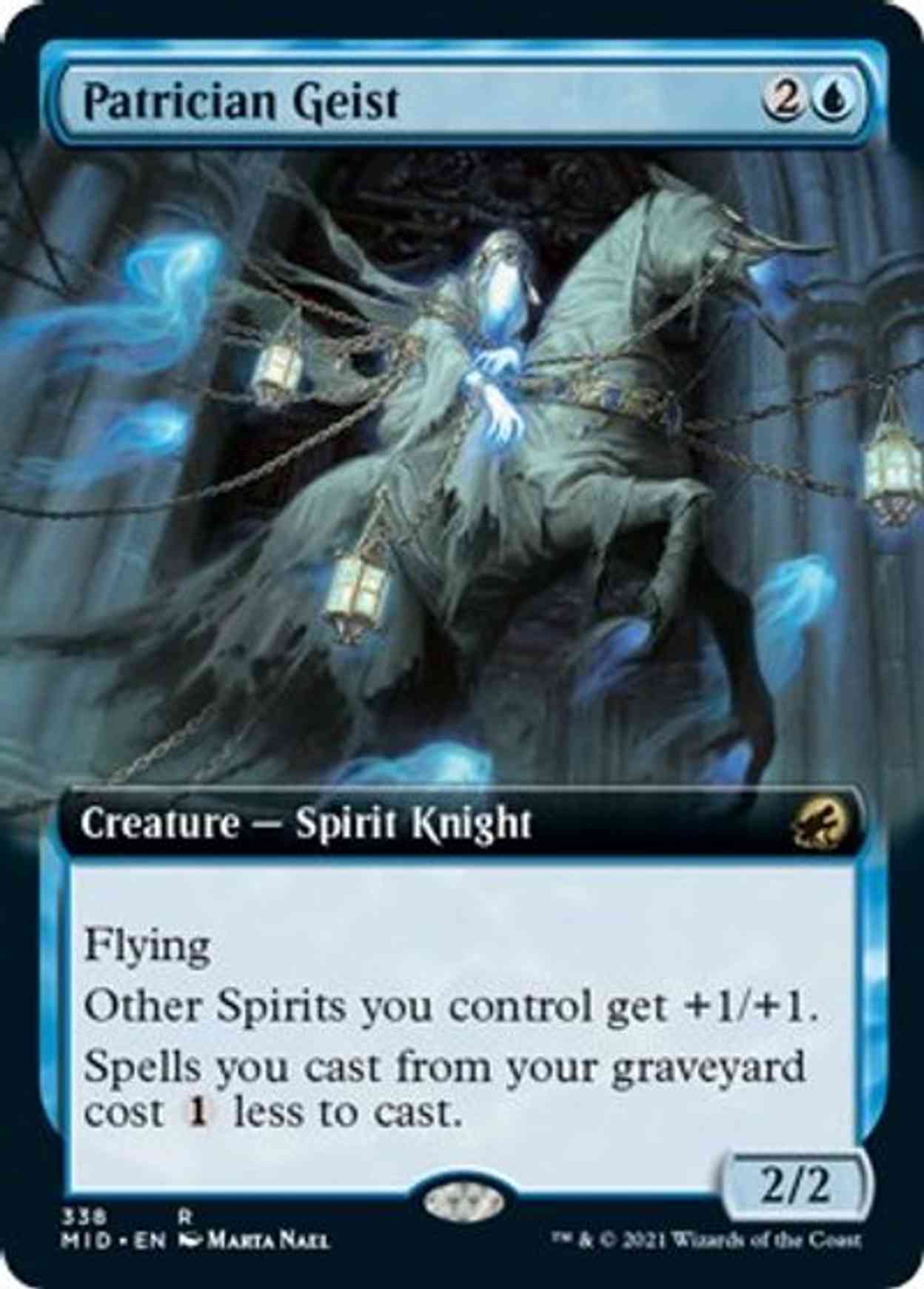 Patrician Geist (Extended Art) magic card front