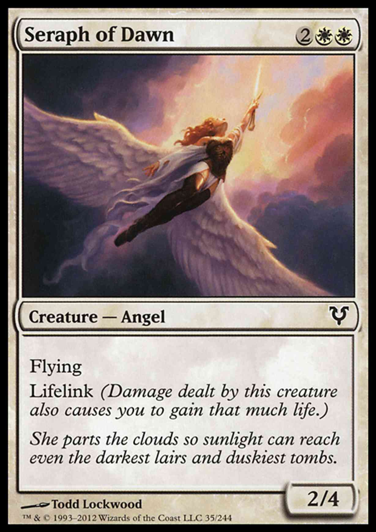 Seraph of Dawn magic card front