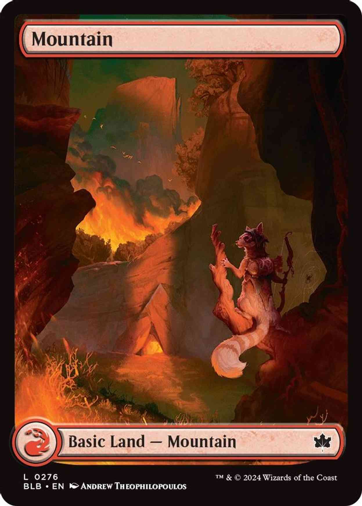 Mountain (0276) magic card front