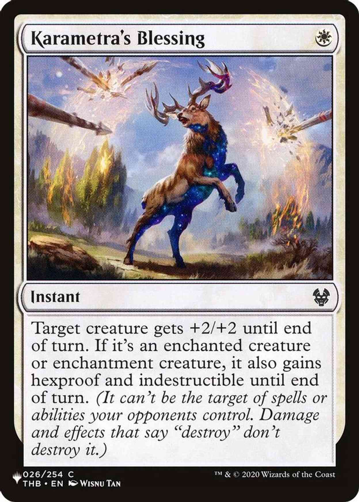 Karametra's Blessing magic card front