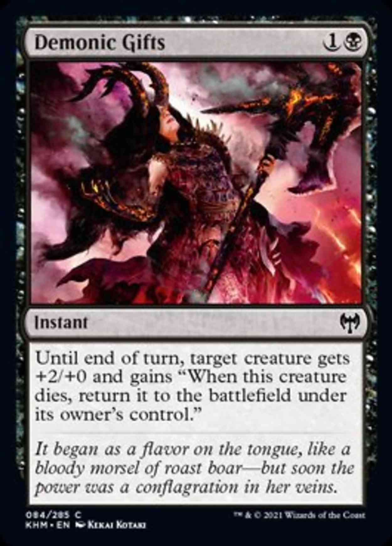 Demonic Gifts magic card front