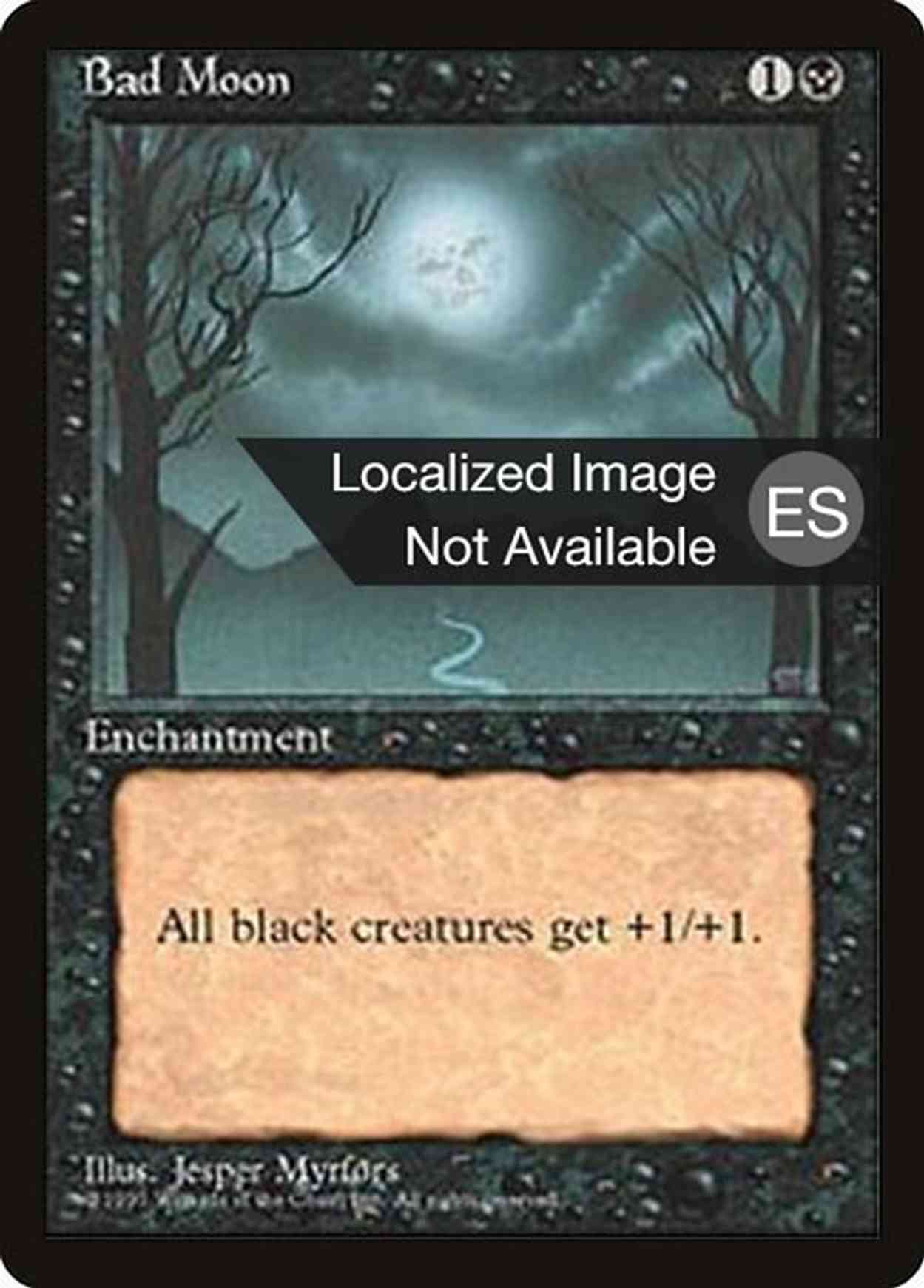 Bad Moon magic card front