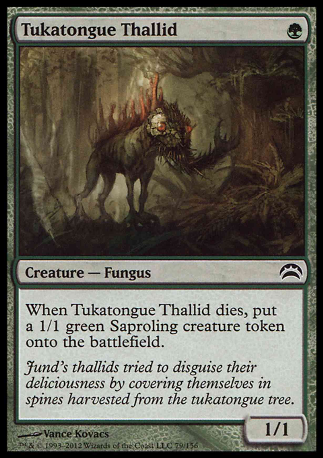 Tukatongue Thallid magic card front
