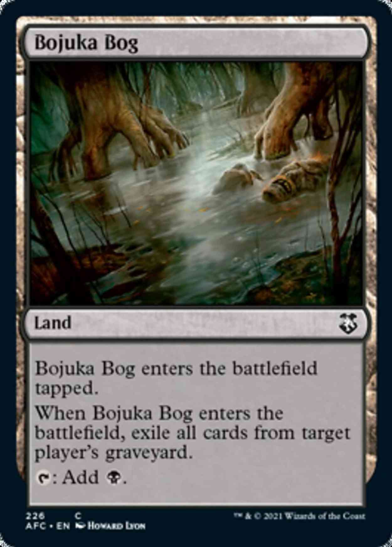 Bojuka Bog magic card front