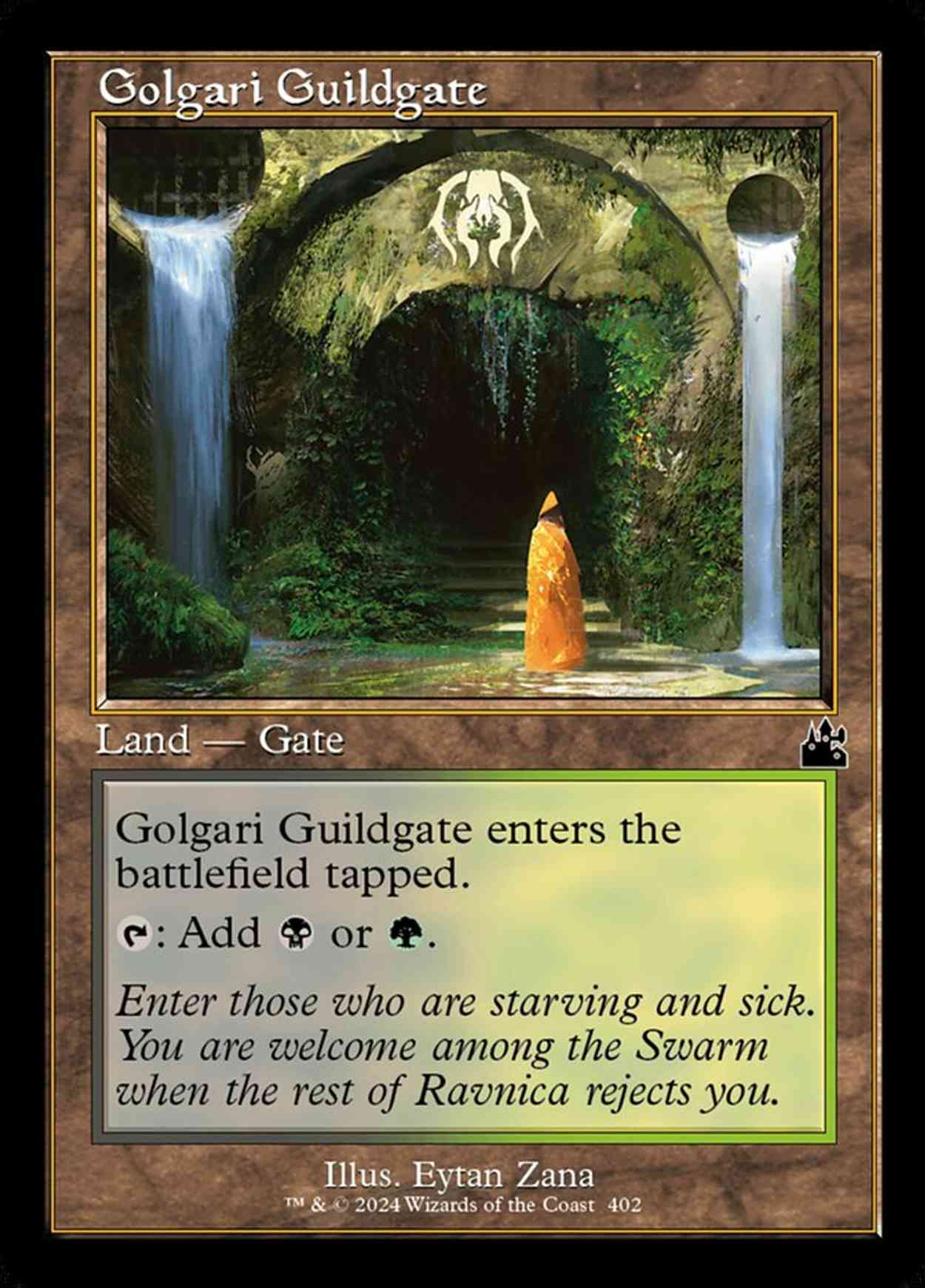 Golgari Guildgate (Retro Frame) magic card front