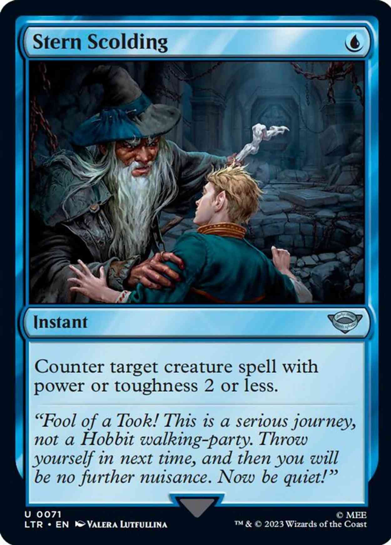 Stern Scolding magic card front