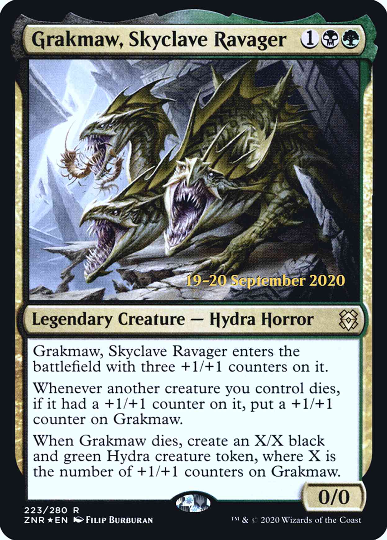 Grakmaw, Skyclave Ravager magic card front