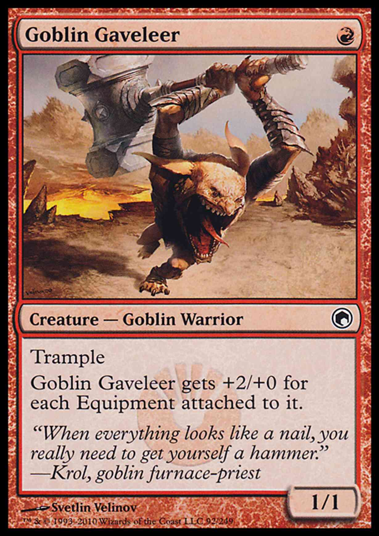 Goblin Gaveleer magic card front