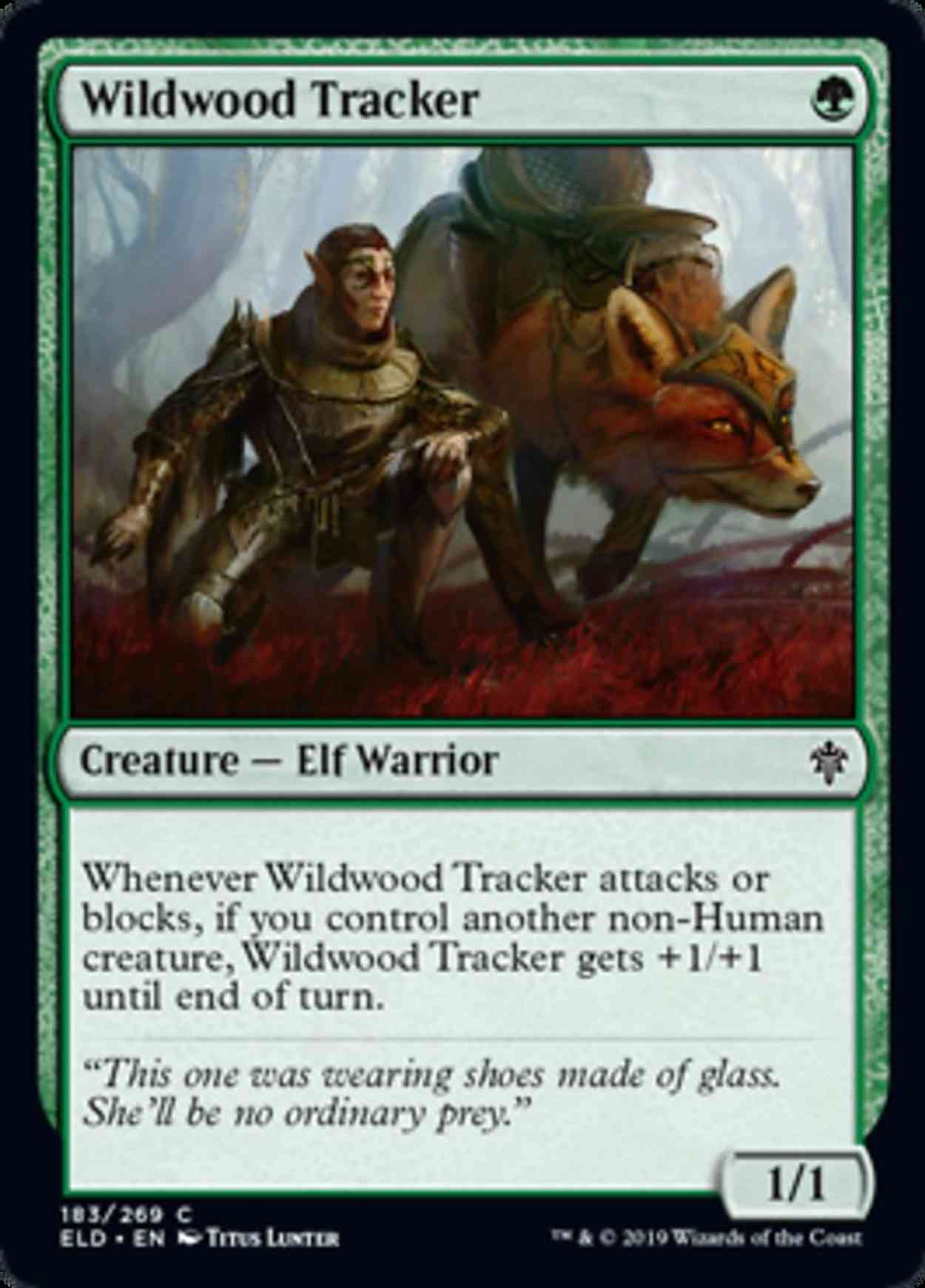 Wildwood Tracker magic card front
