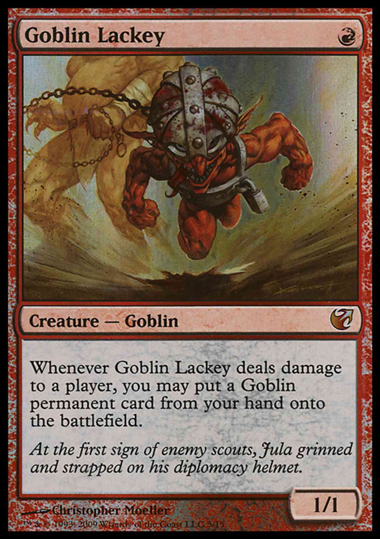 Goblin Lackey magic card front