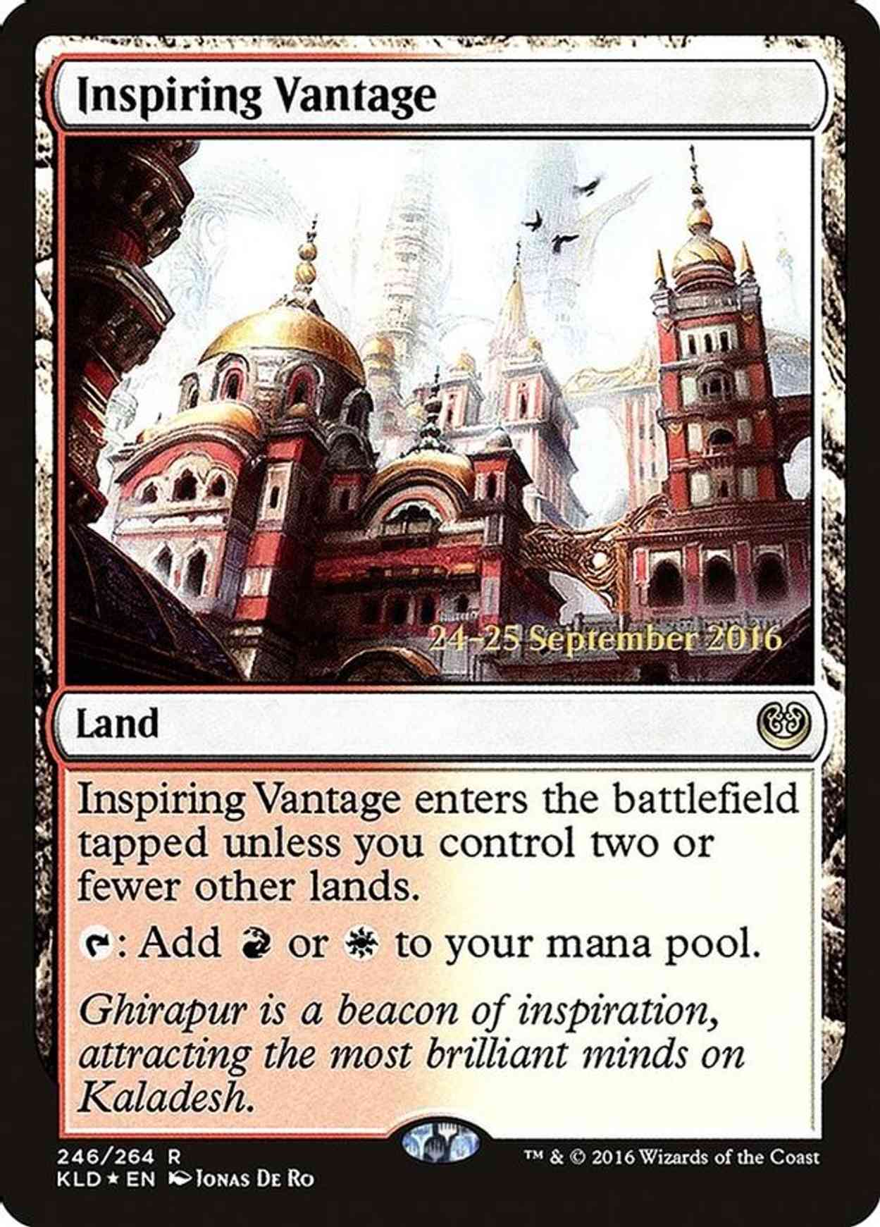 Inspiring Vantage (KLD) magic card front