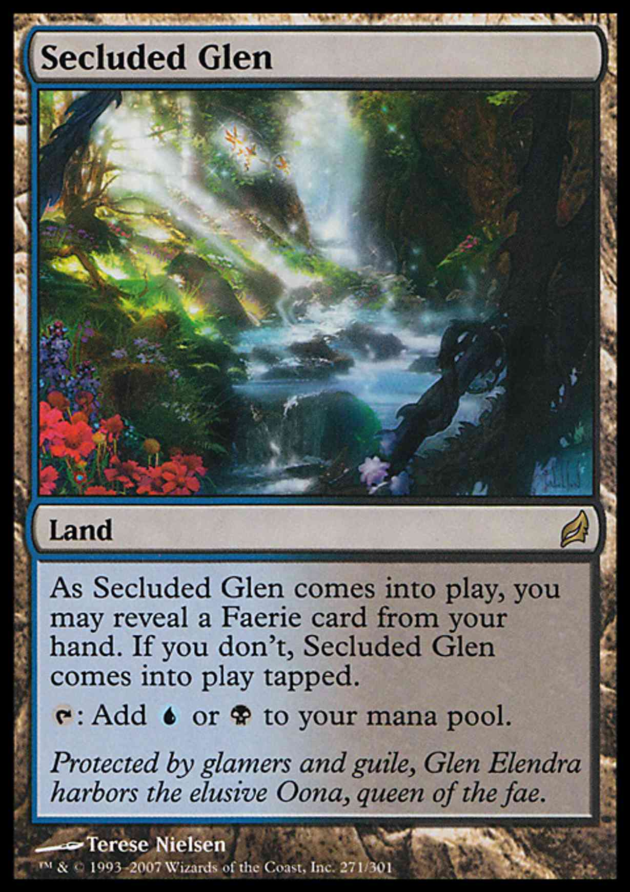 Secluded Glen magic card front