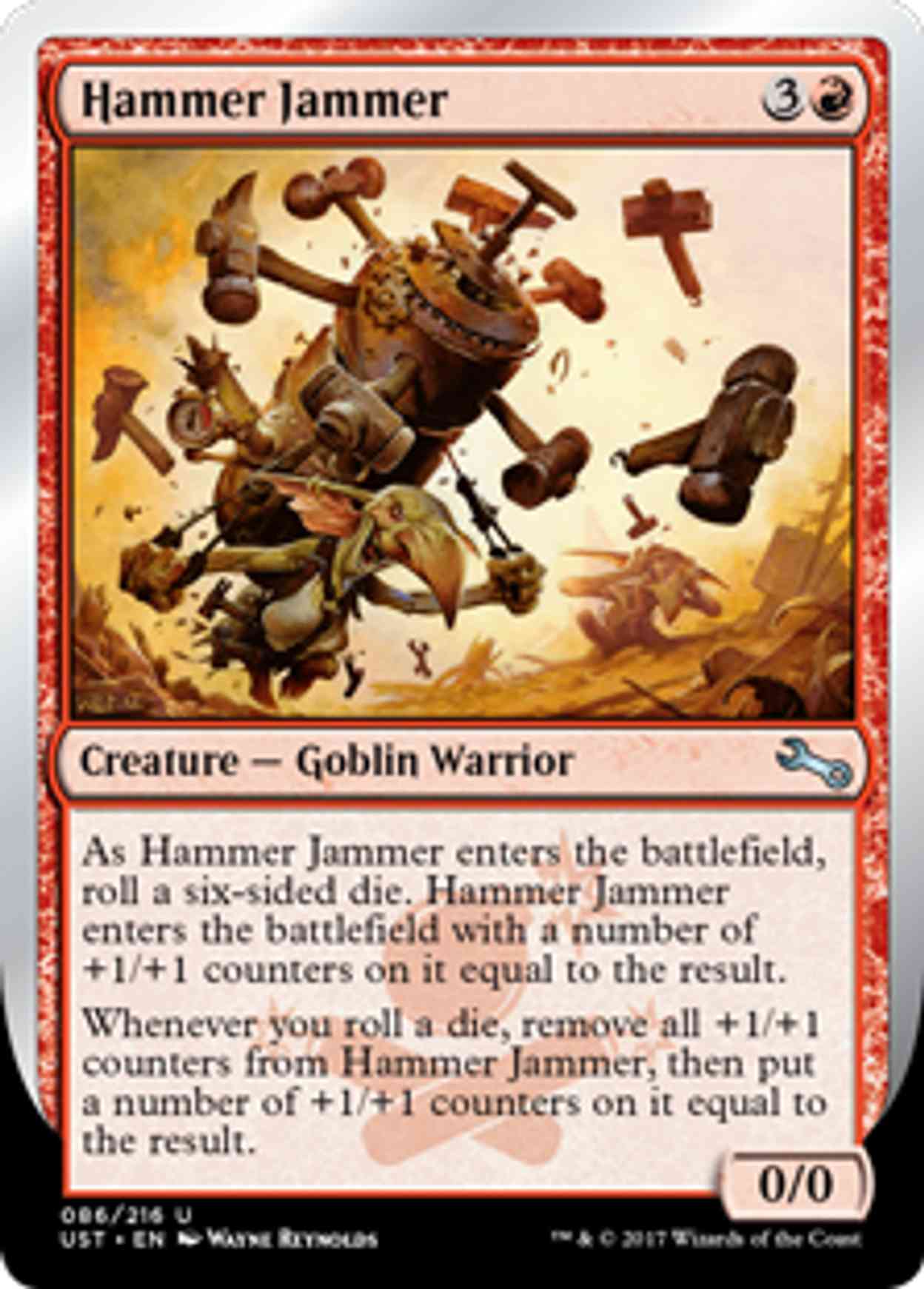 Hammer Jammer magic card front