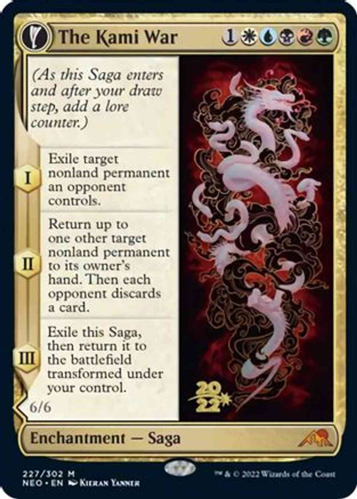 The Kami War magic card front