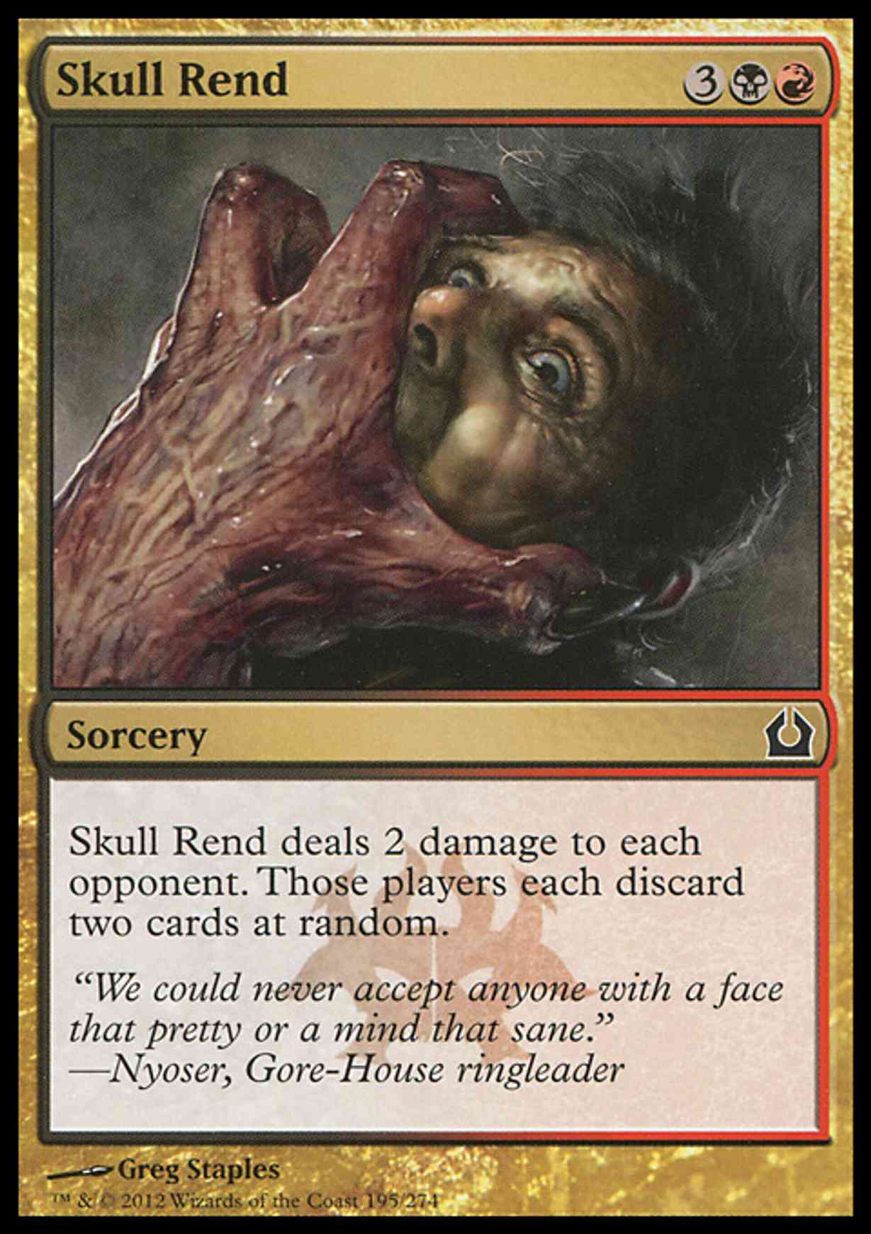 Skull Rend magic card front