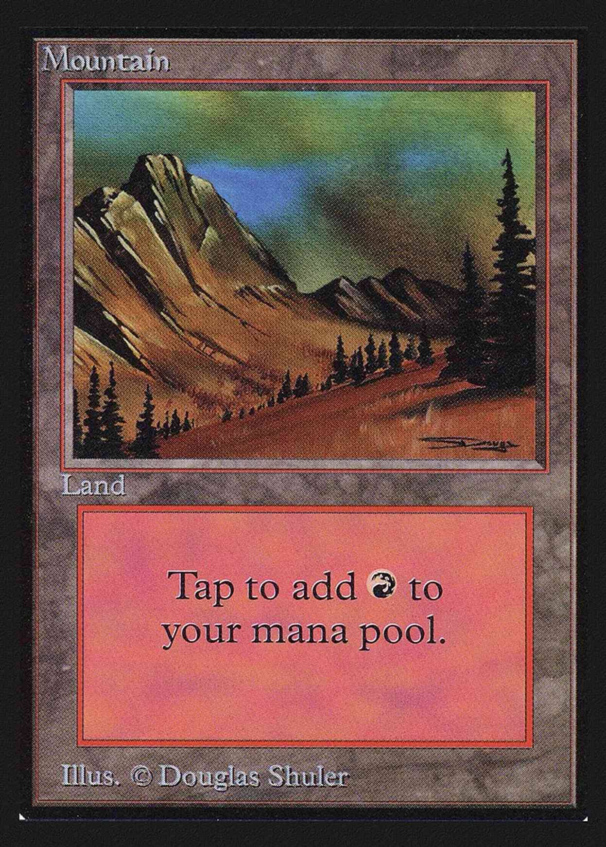 Mountain (Dirt)(IE) magic card front