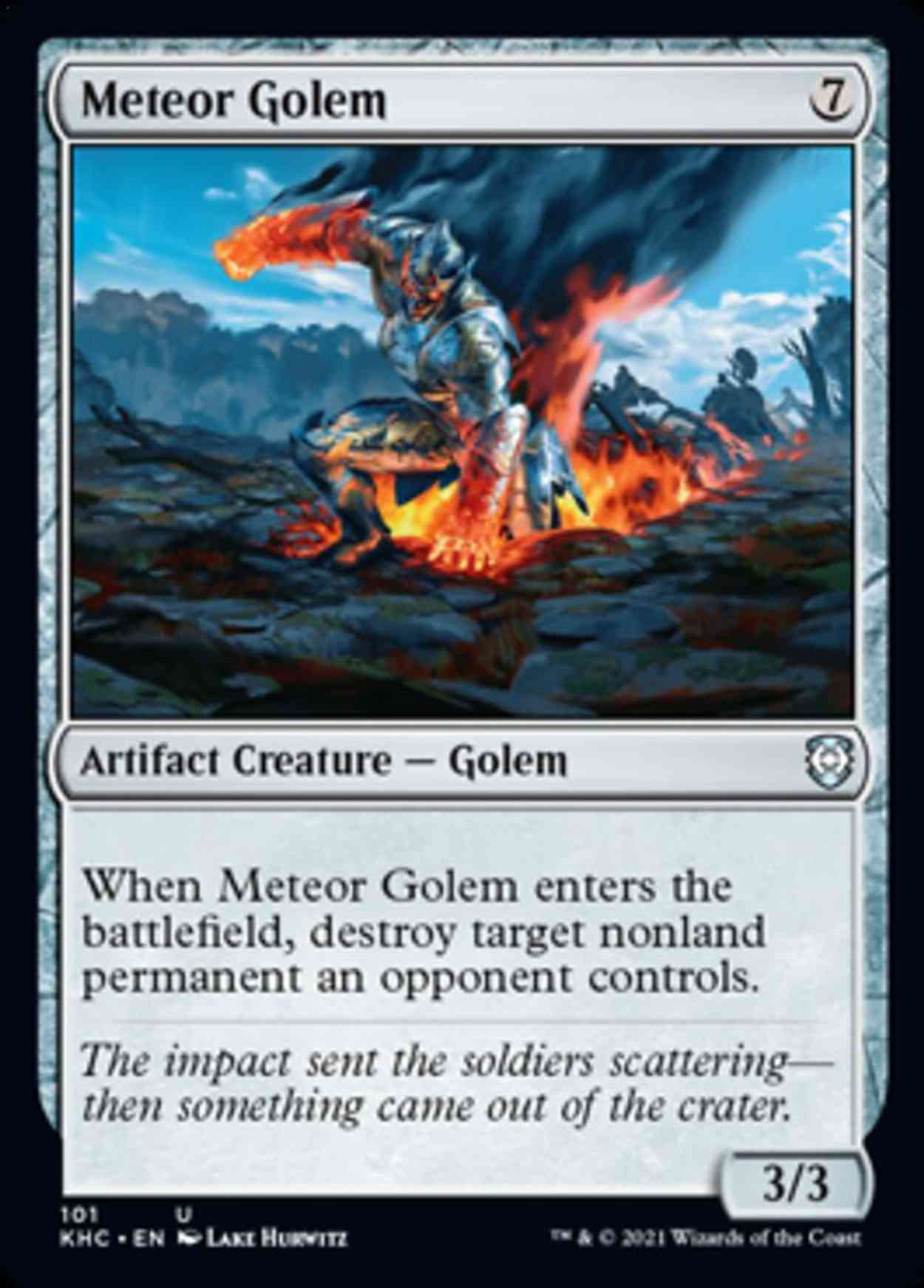 Meteor Golem magic card front