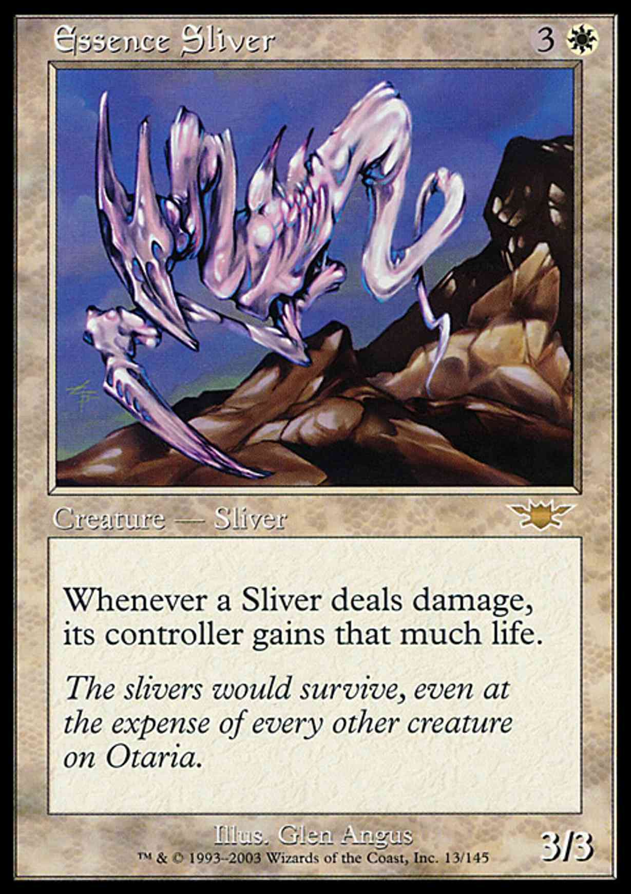 Essence Sliver magic card front