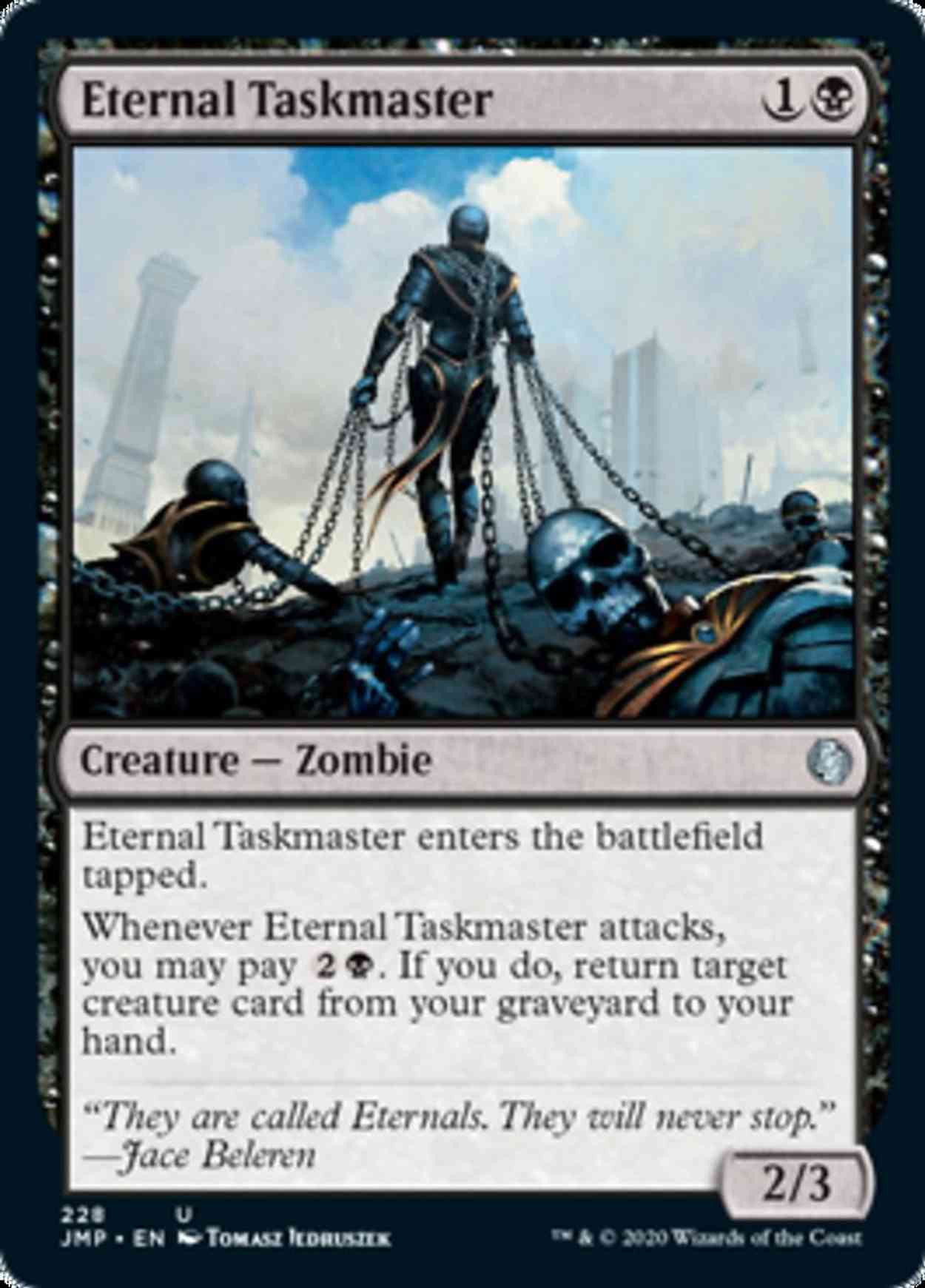 Eternal Taskmaster magic card front
