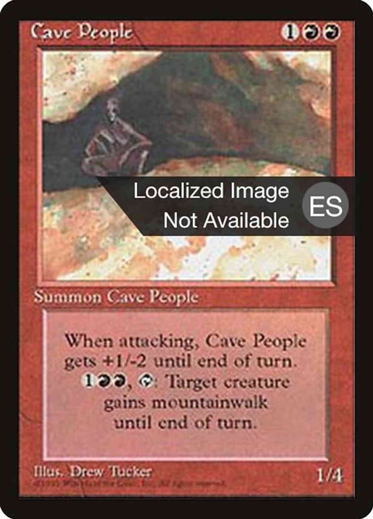 Cave People magic card front