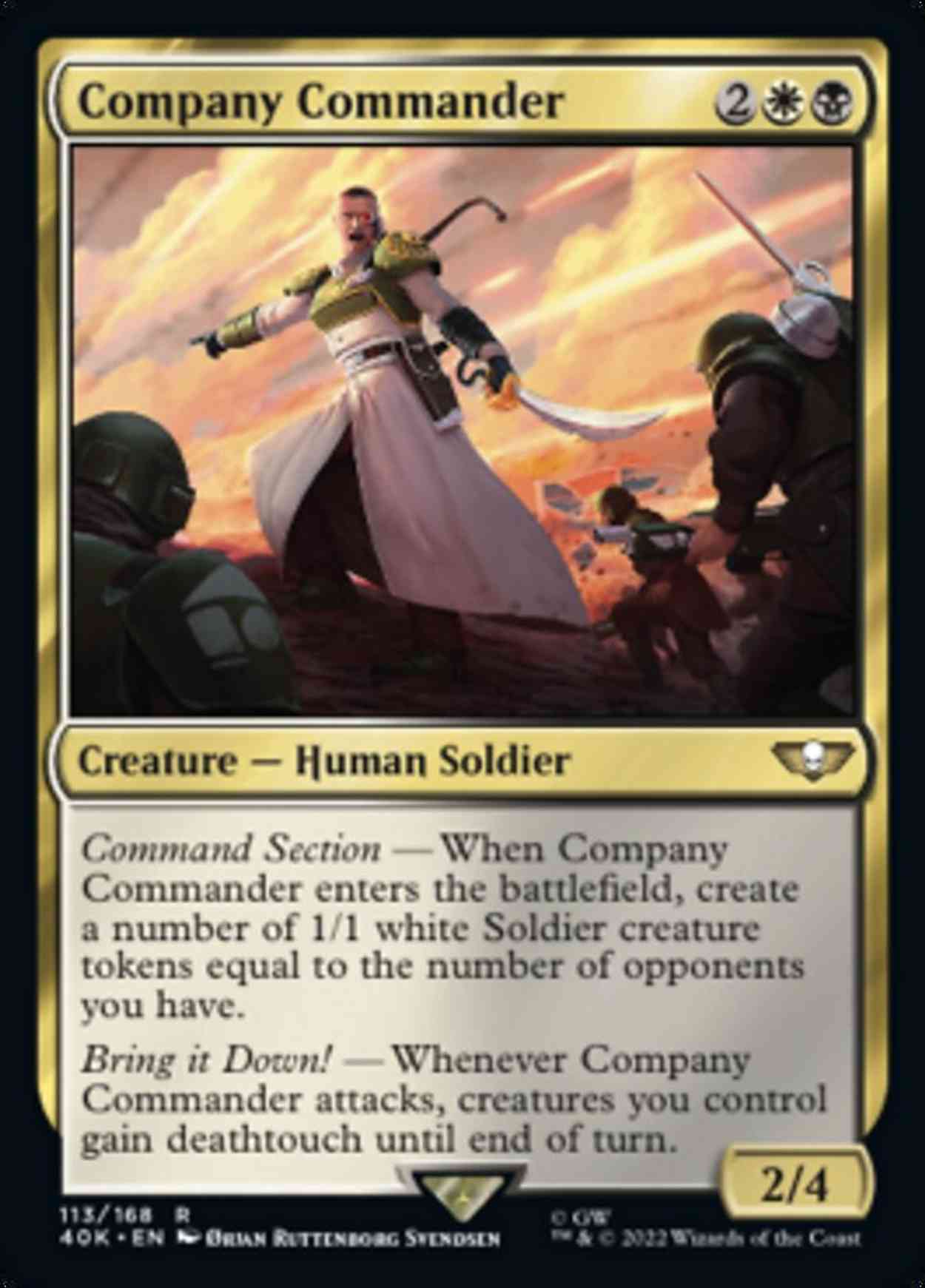 Company Commander (Surge Foil) magic card front