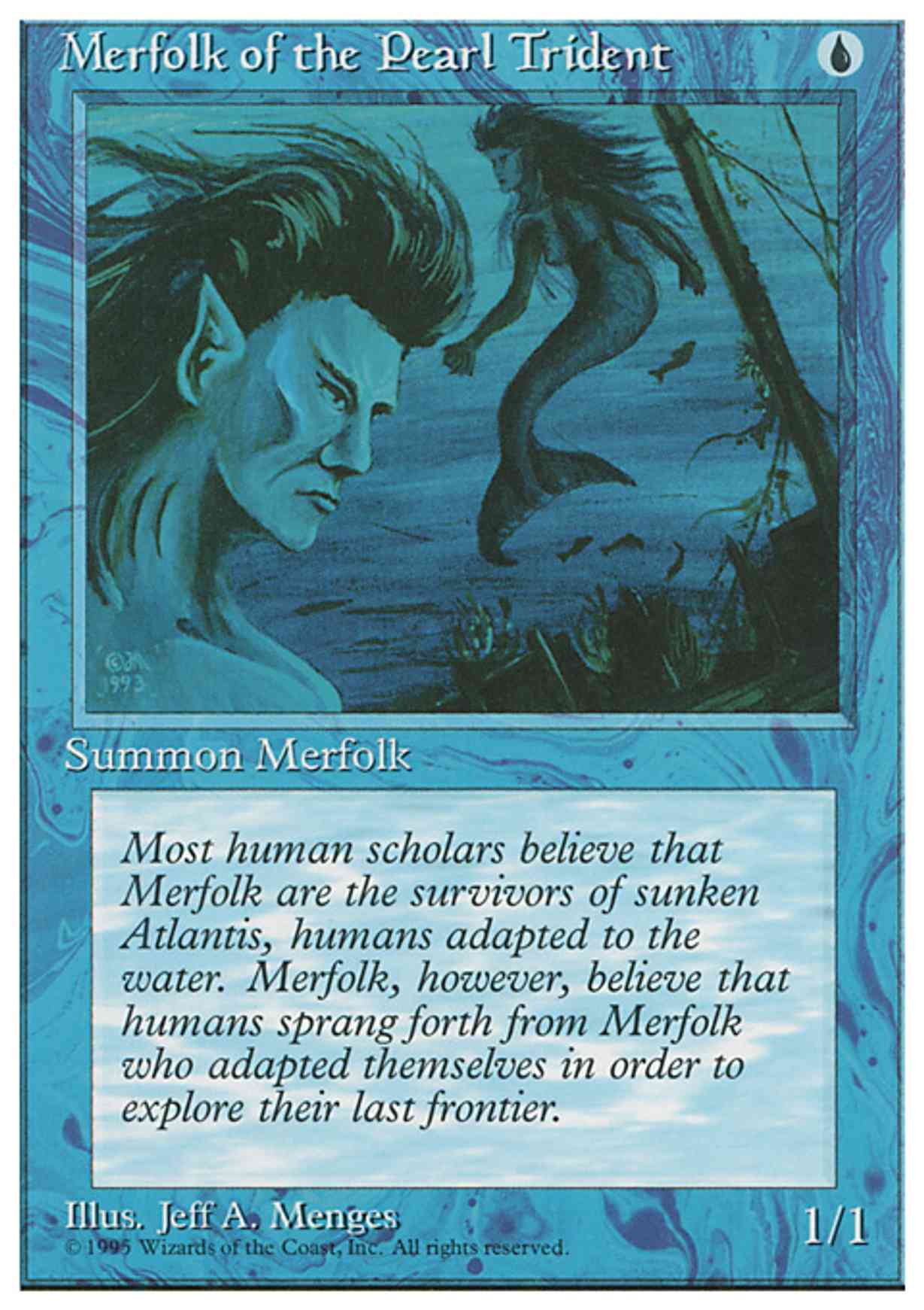 Merfolk of the Pearl Trident magic card front