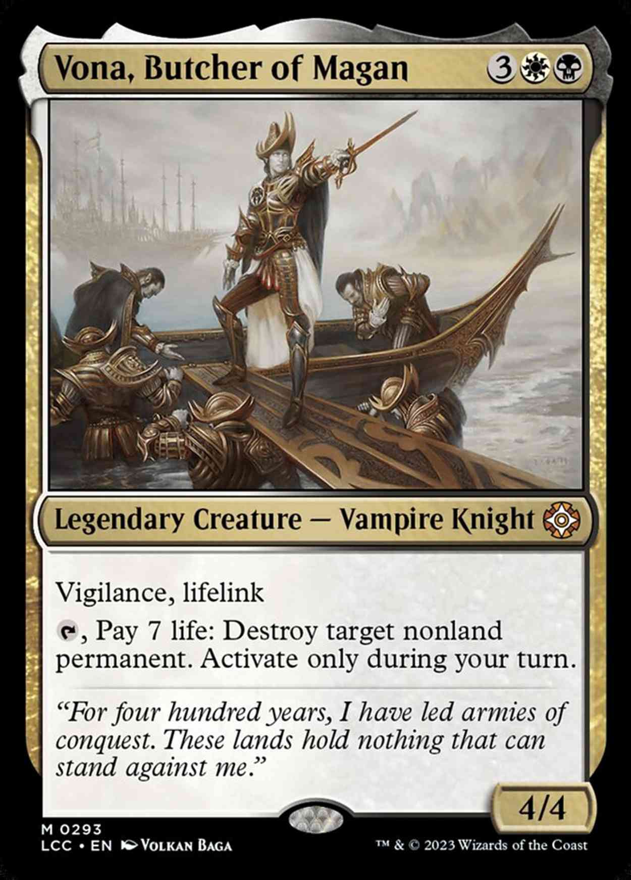 Vona, Butcher of Magan magic card front