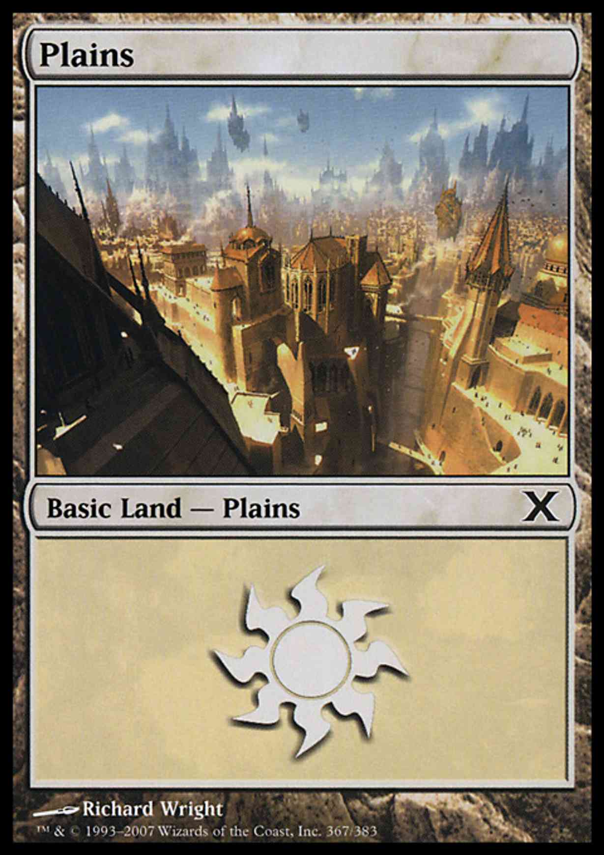 Plains (367) magic card front