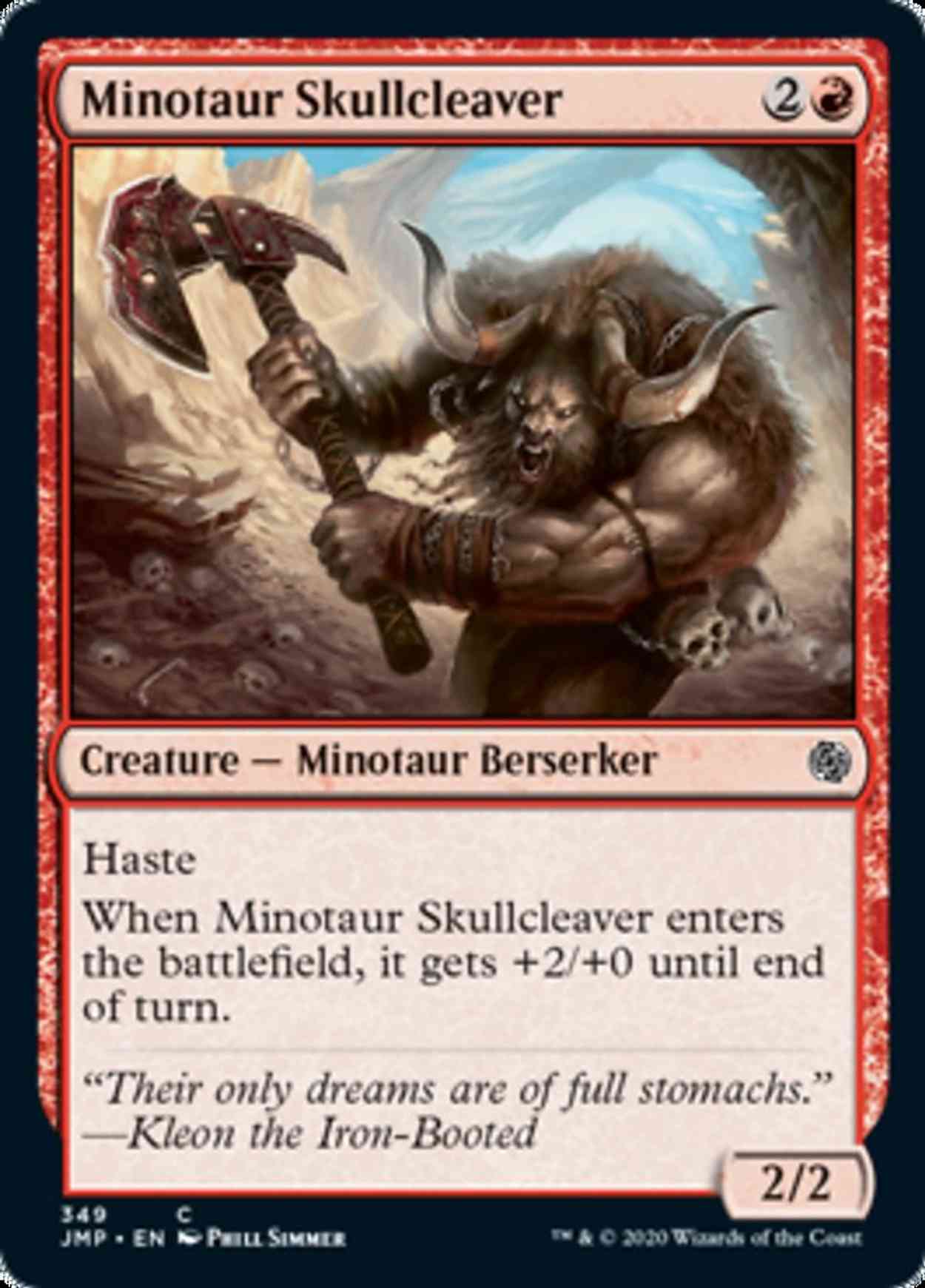 Minotaur Skullcleaver magic card front