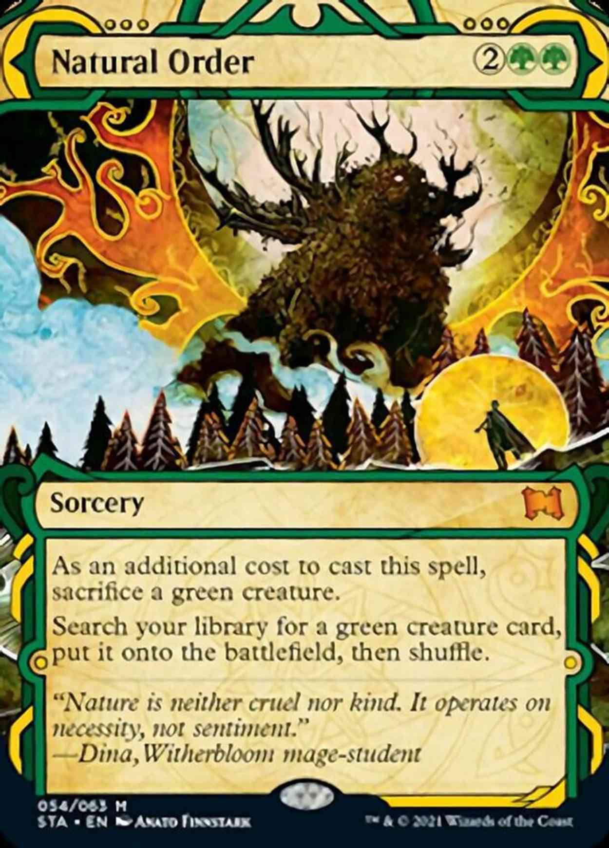 Natural Order magic card front