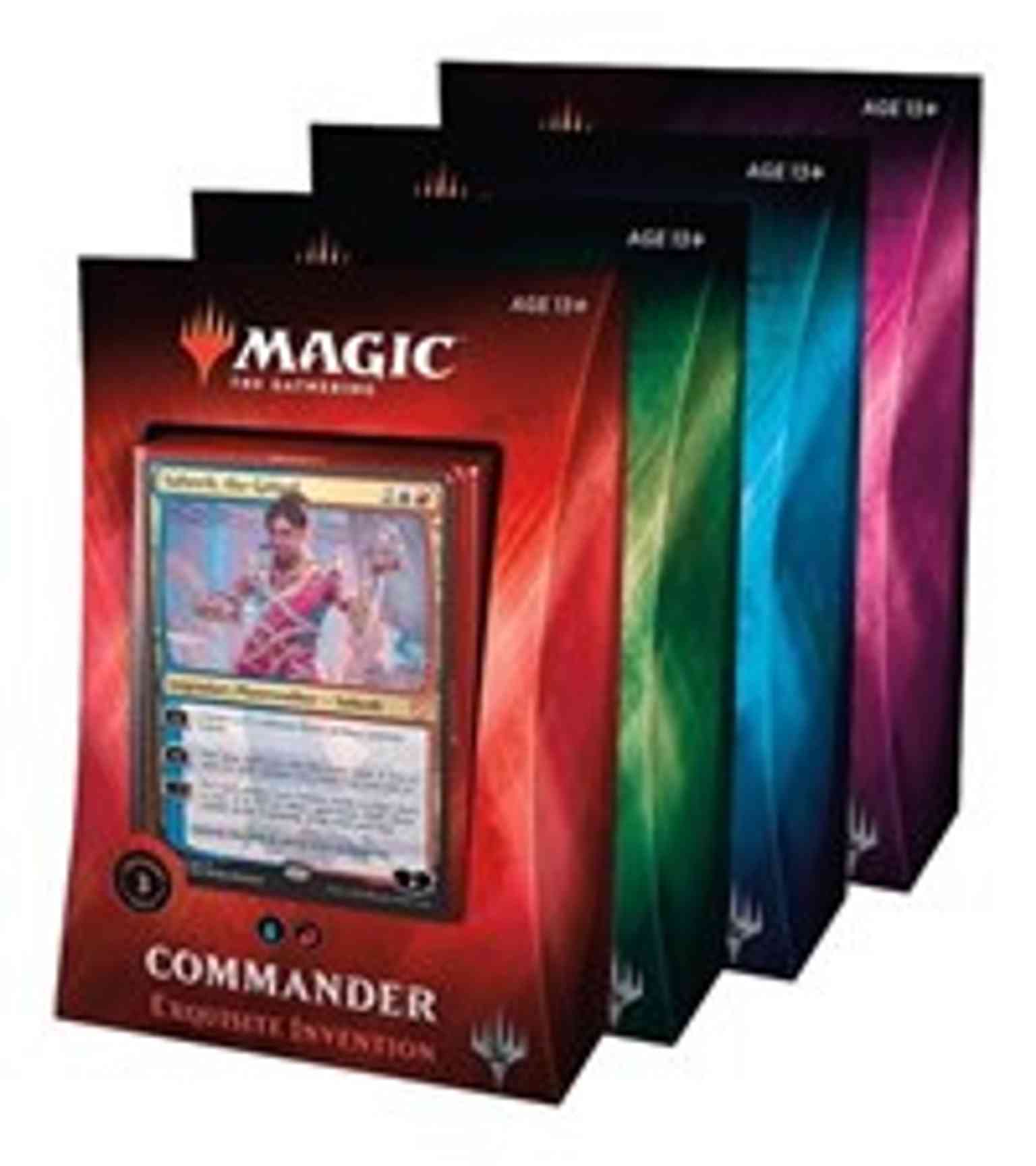 Commander 2018 - Set of 4 magic card front