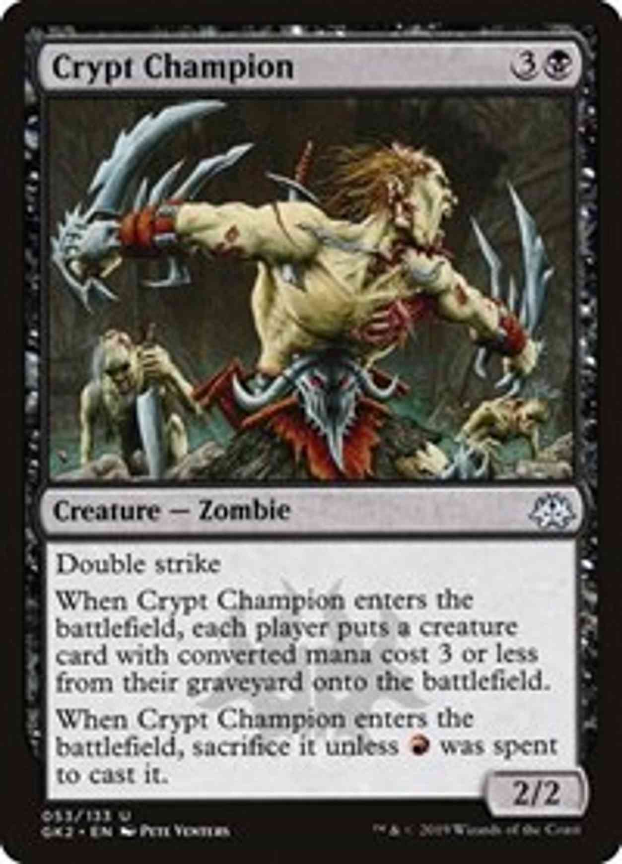 Crypt Champion magic card front