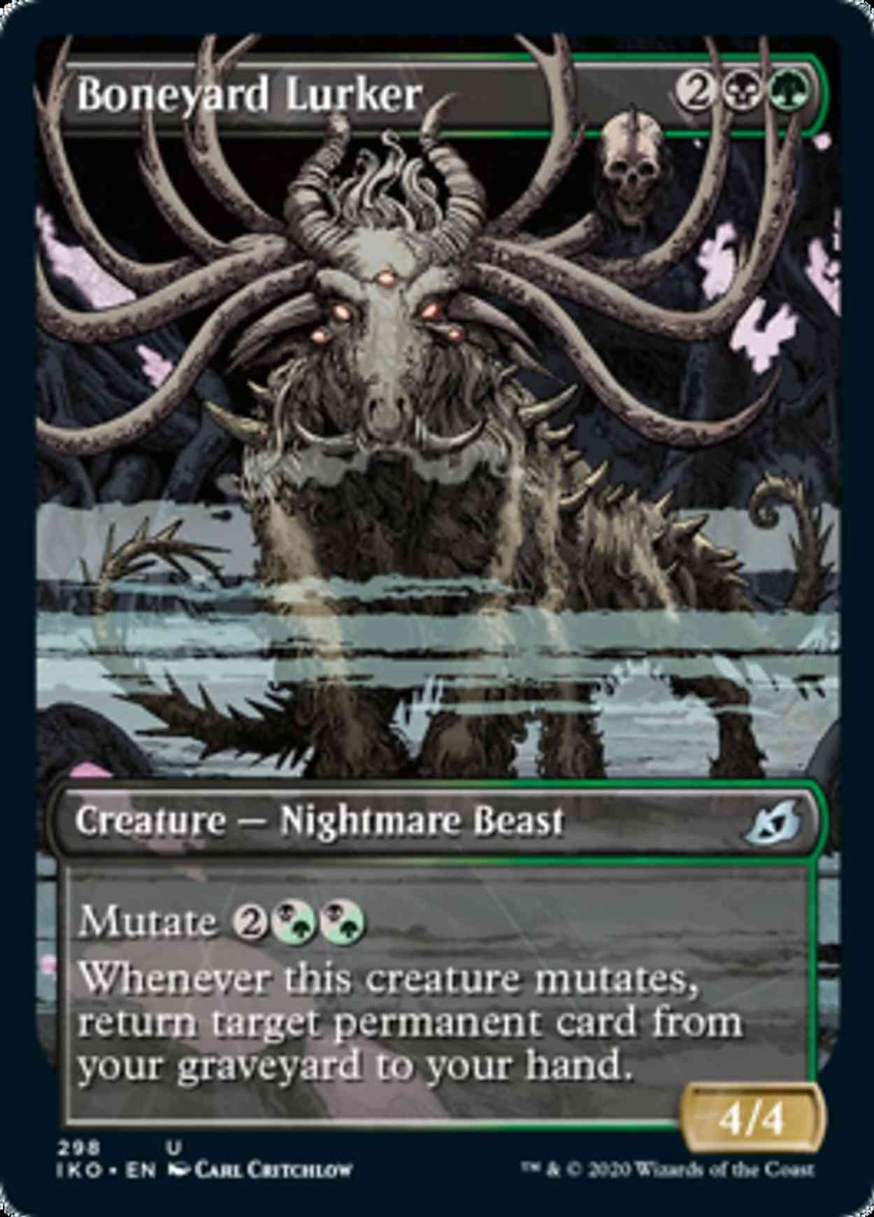 Boneyard Lurker (Showcase) magic card front
