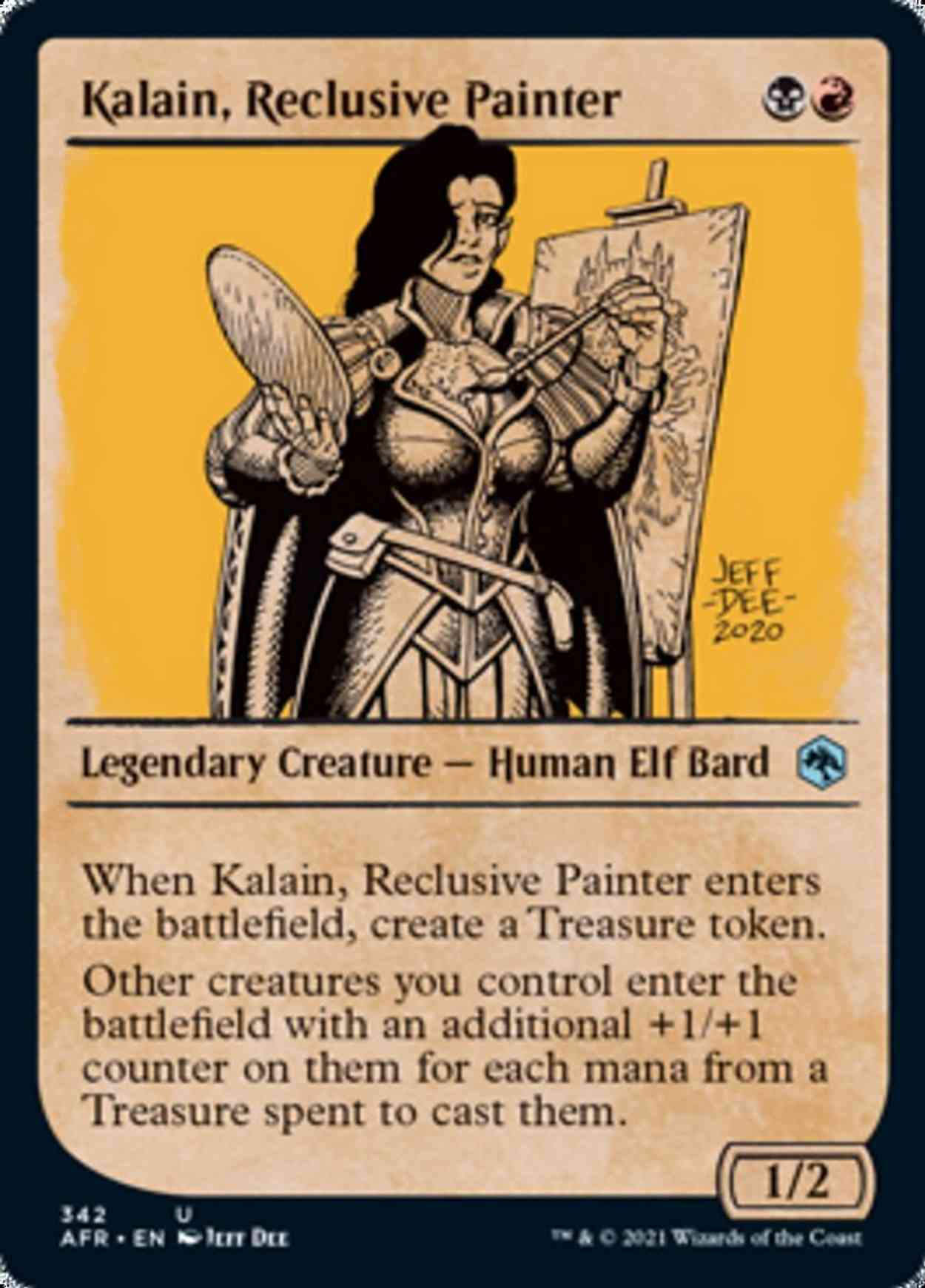 Kalain, Reclusive Painter (Showcase) magic card front