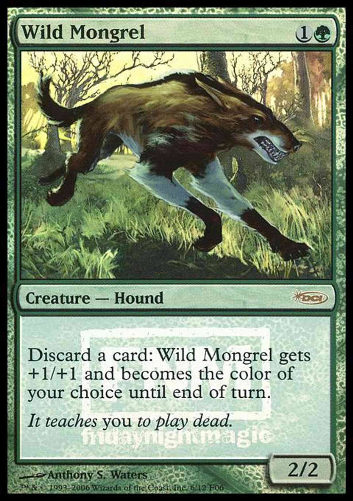 Wild Mongrel magic card front