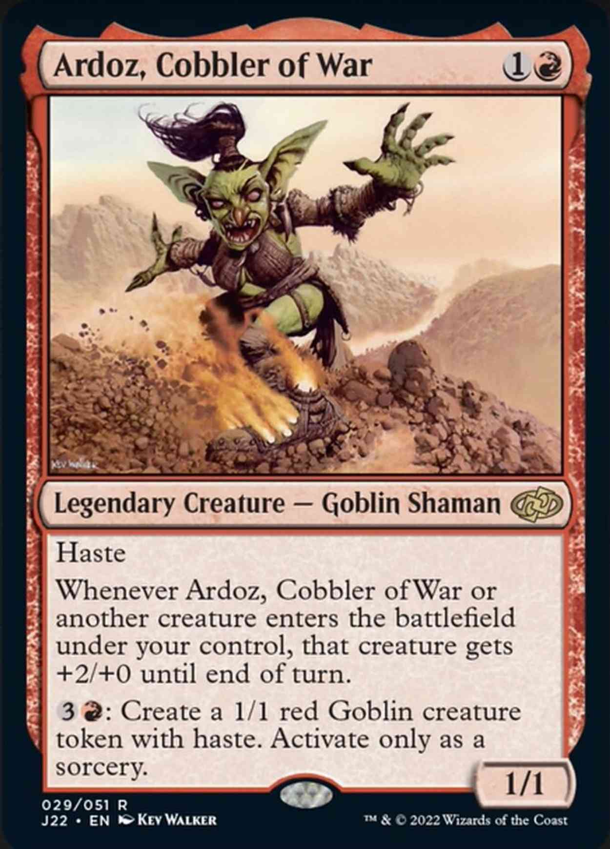 Ardoz, Cobbler of War magic card front