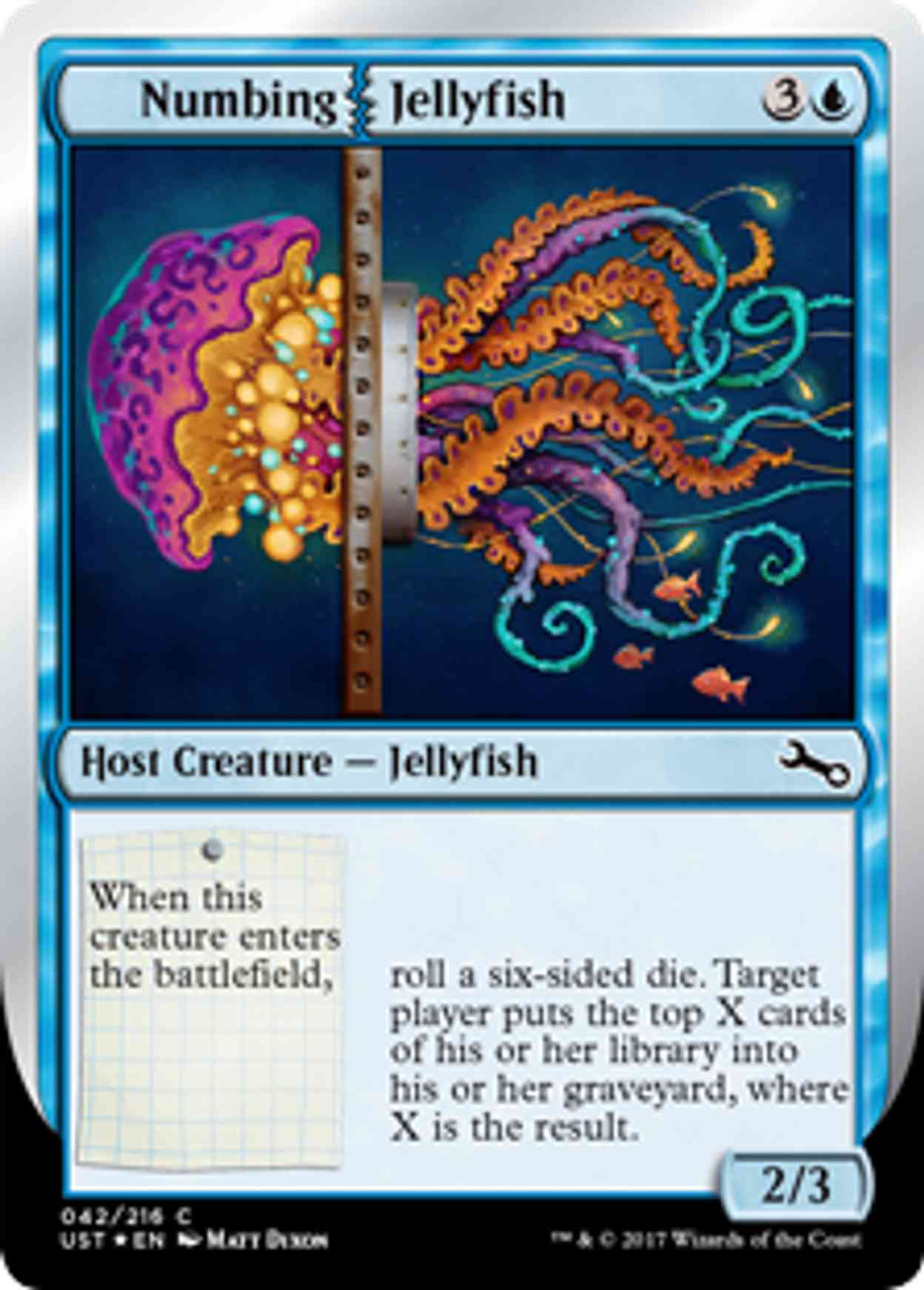 Numbing Jellyfish magic card front