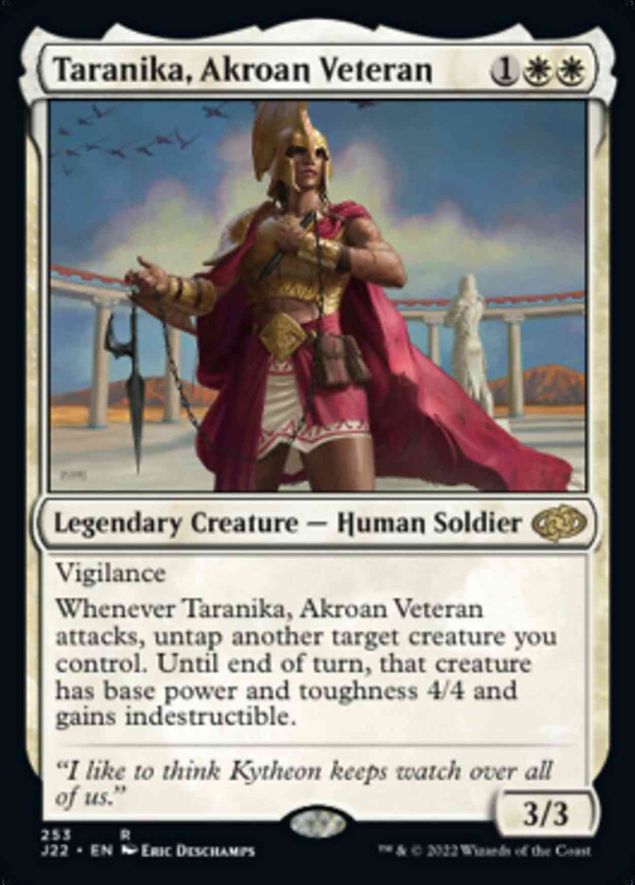 Taranika, Akroan Veteran magic card front