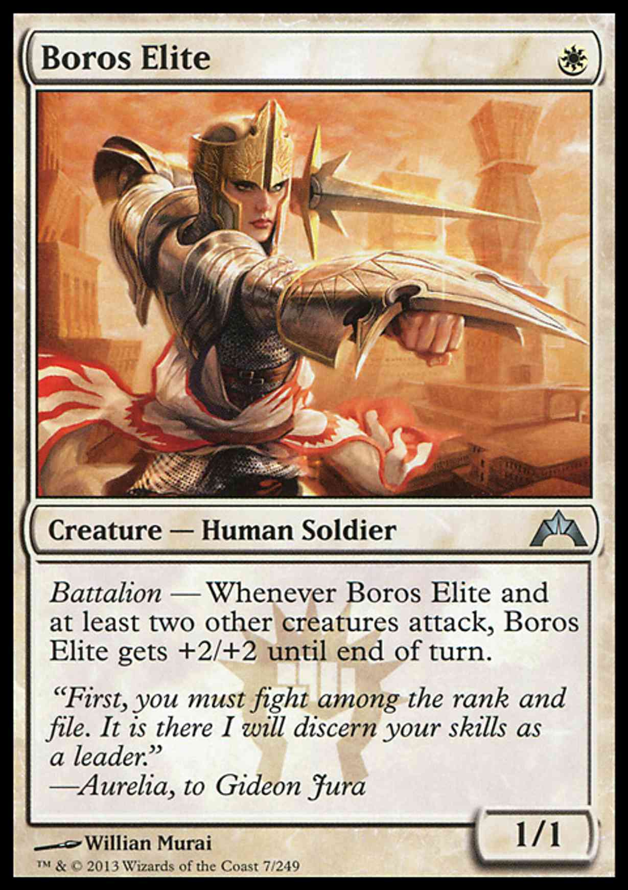 Boros Elite magic card front