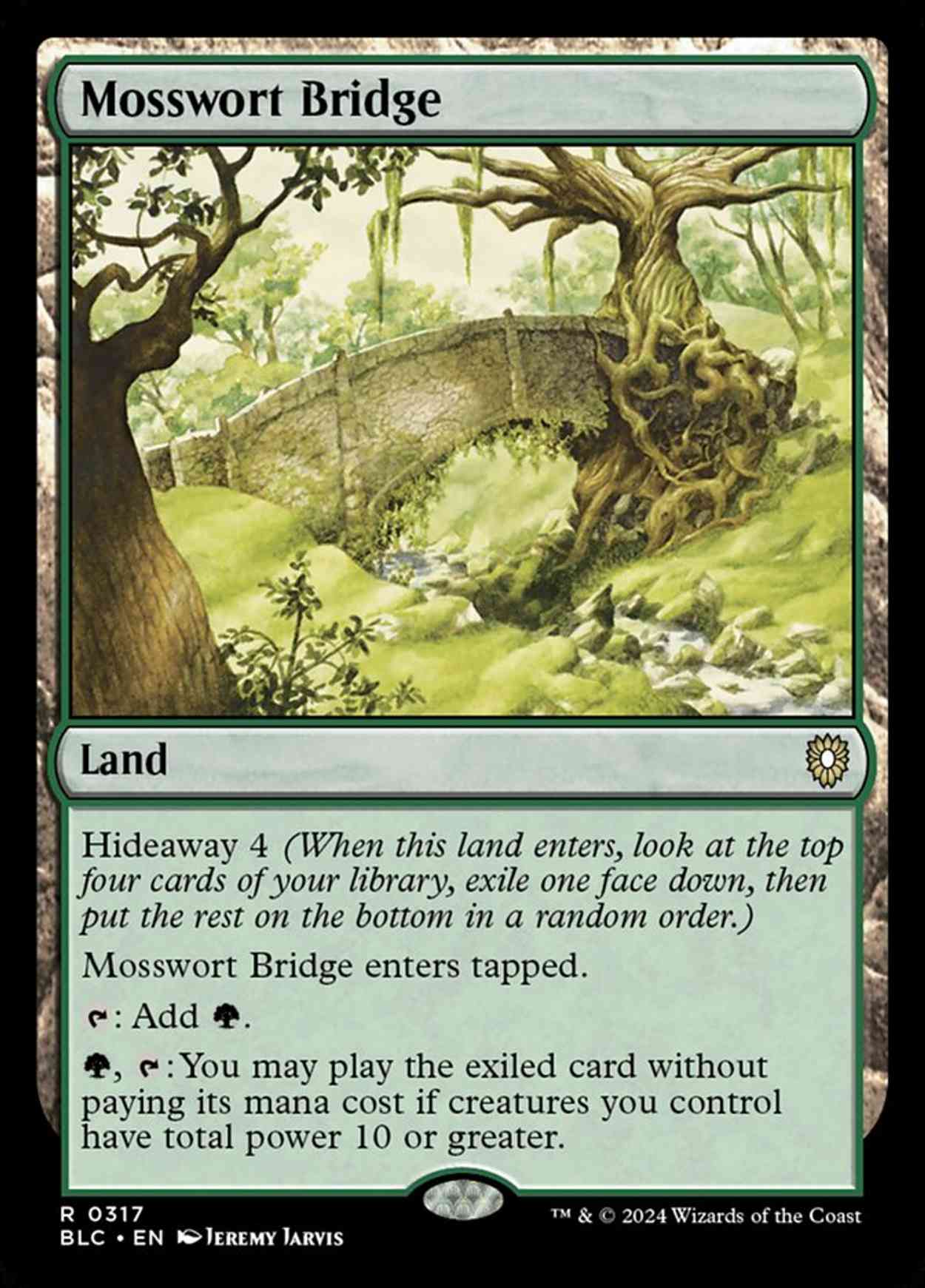 Mosswort Bridge magic card front