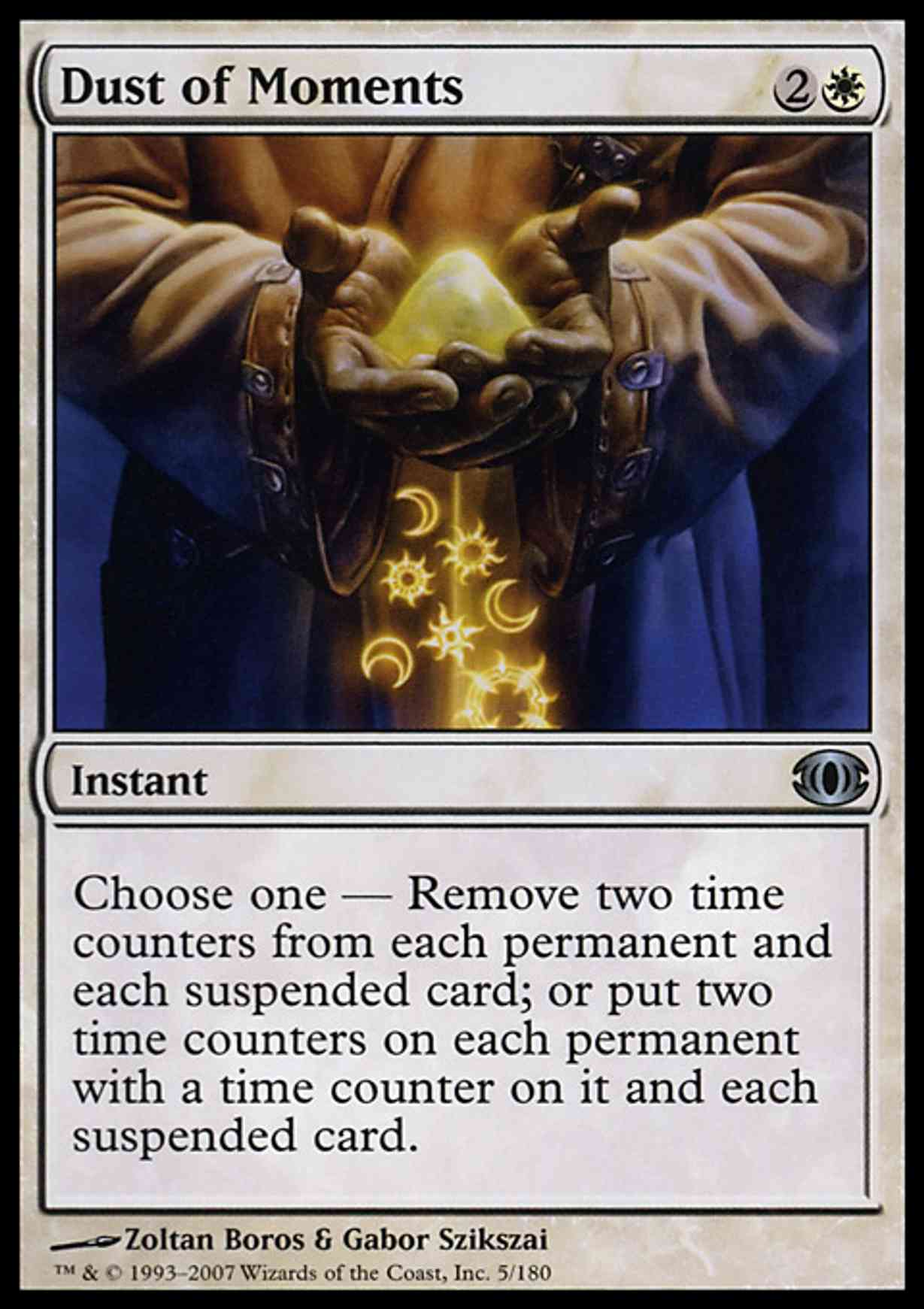 Dust of Moments magic card front