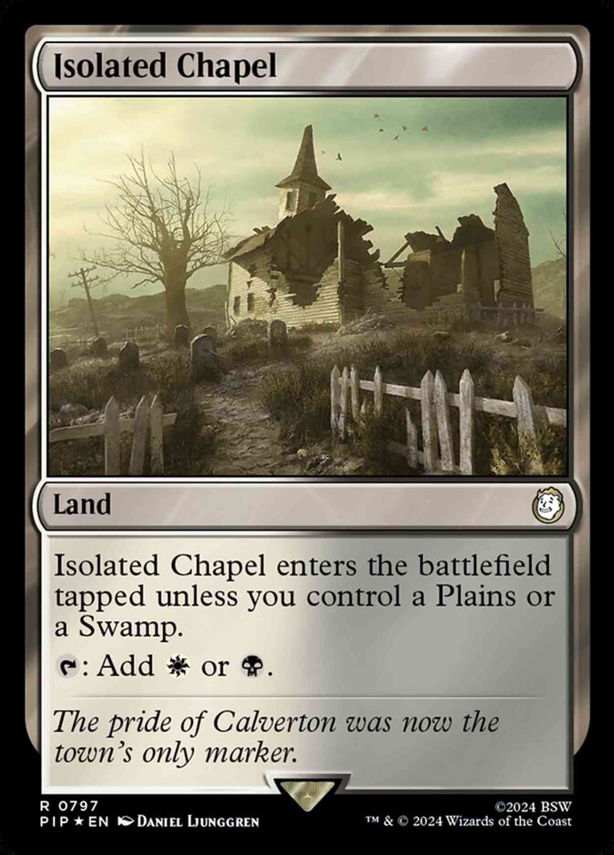 Isolated Chapel (Surge Foil) magic card front